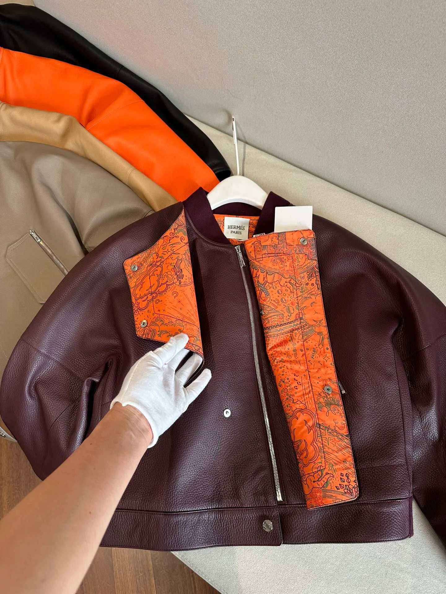 Кожаные Куртки И Дублёнки Женские Hermes 10062748