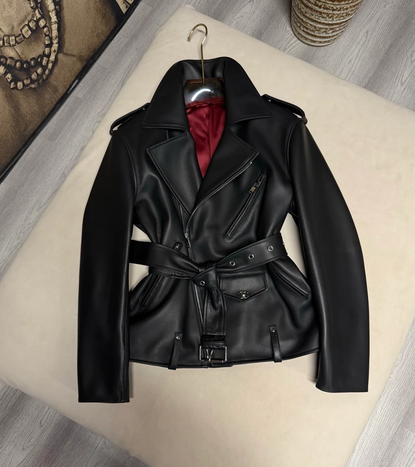 Кожаные Куртки И Дублёнки Женские Chanel 18358903