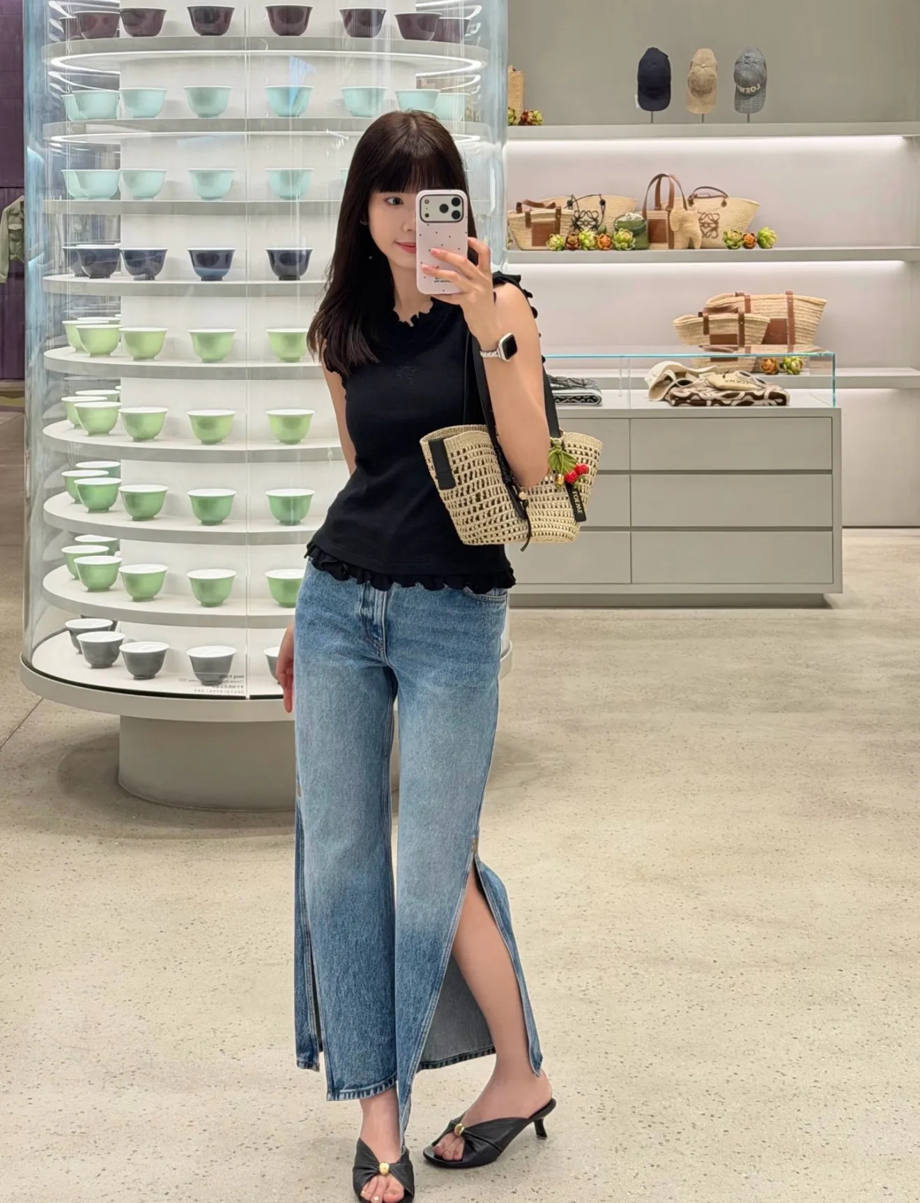 Джинсы Женские Loewe 17996182