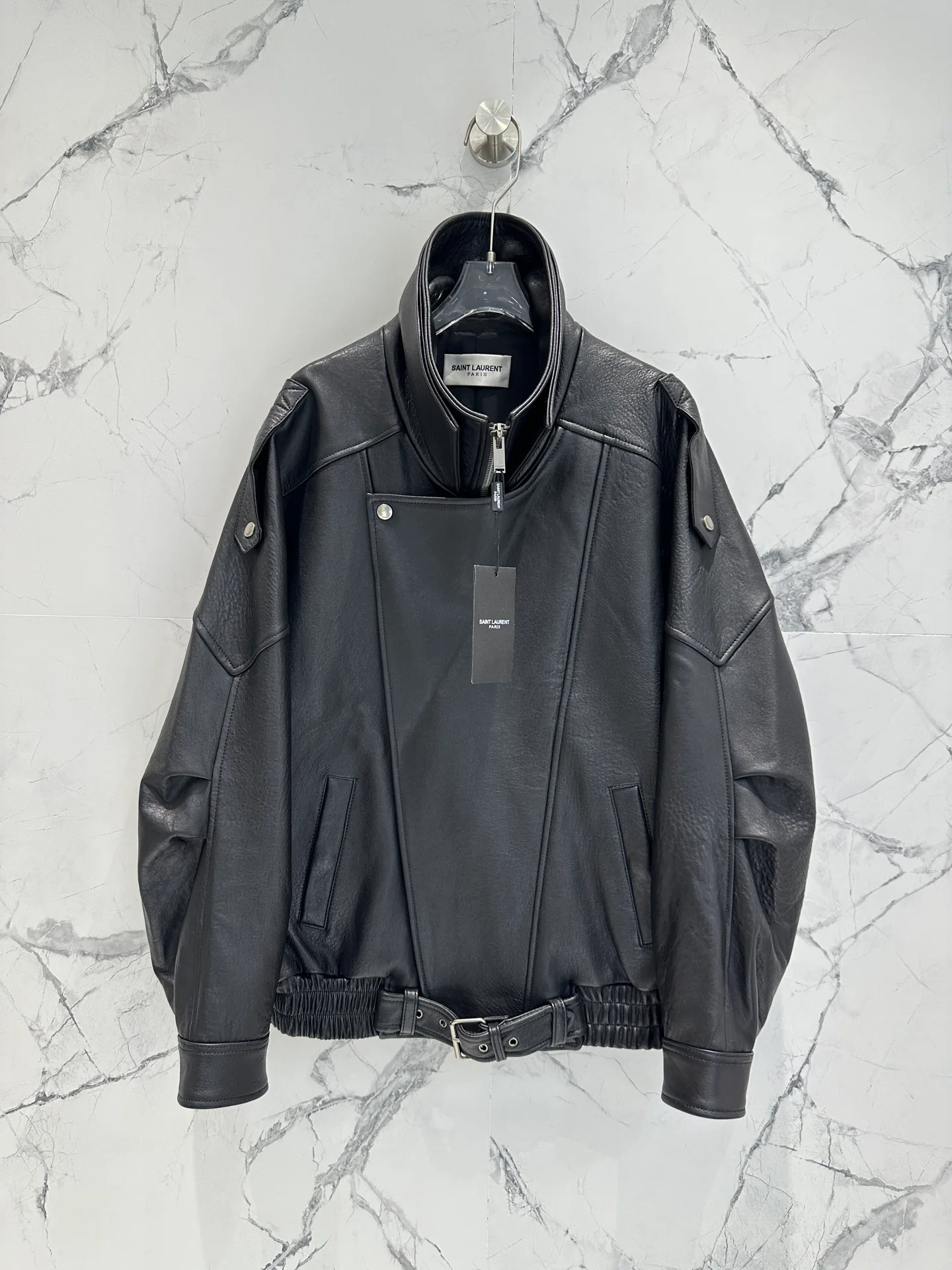 Кожаные Куртки И Дублёнки Женские Saint Laurent 11164735