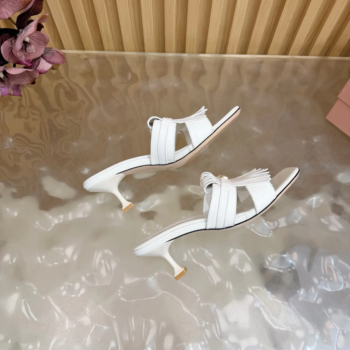 Шлепанцы Женские Miu Miu 9597379