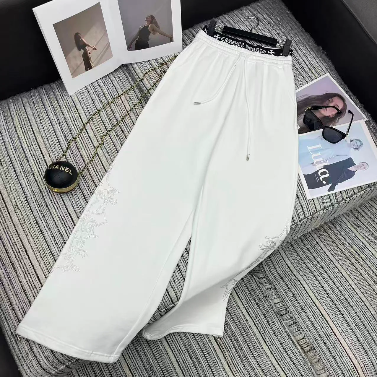 Брюки Женские Chrome Hearts 11227158