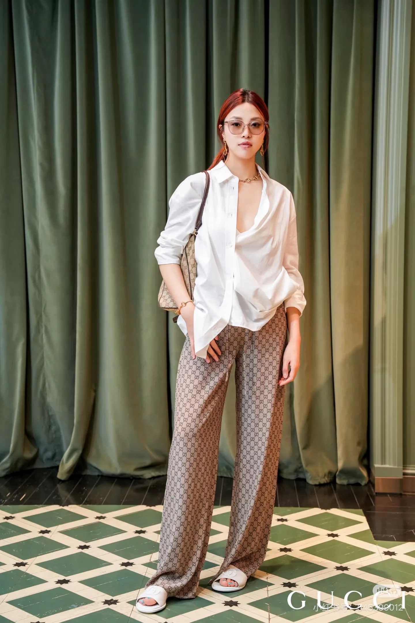 Брюки Женские Gucci 18108439