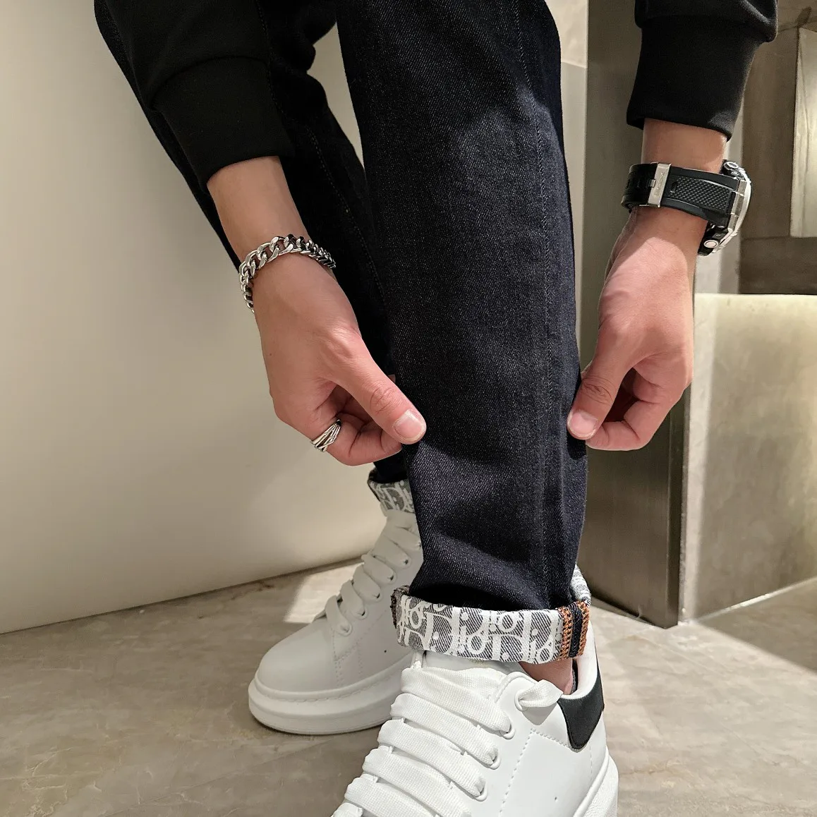 Джинсы Мужские Christian Dior 7572