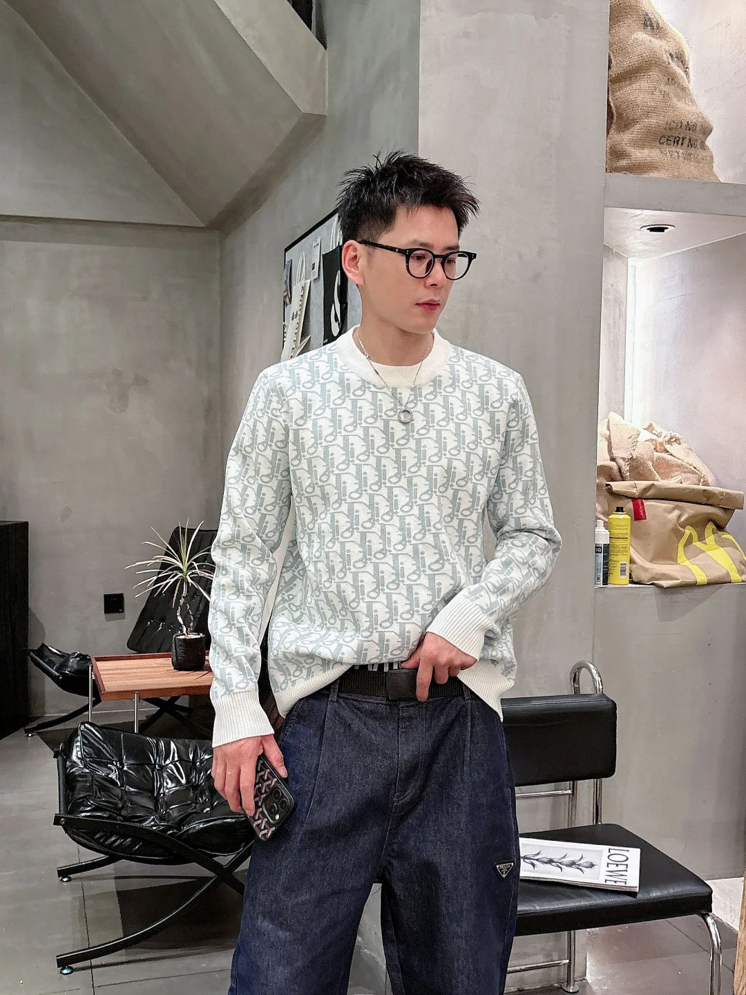 Джемперы И Свитеры Мужские Christian Dior 819095