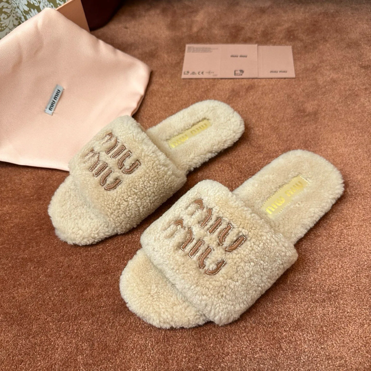 Тапочки Женские Miu Miu 698137