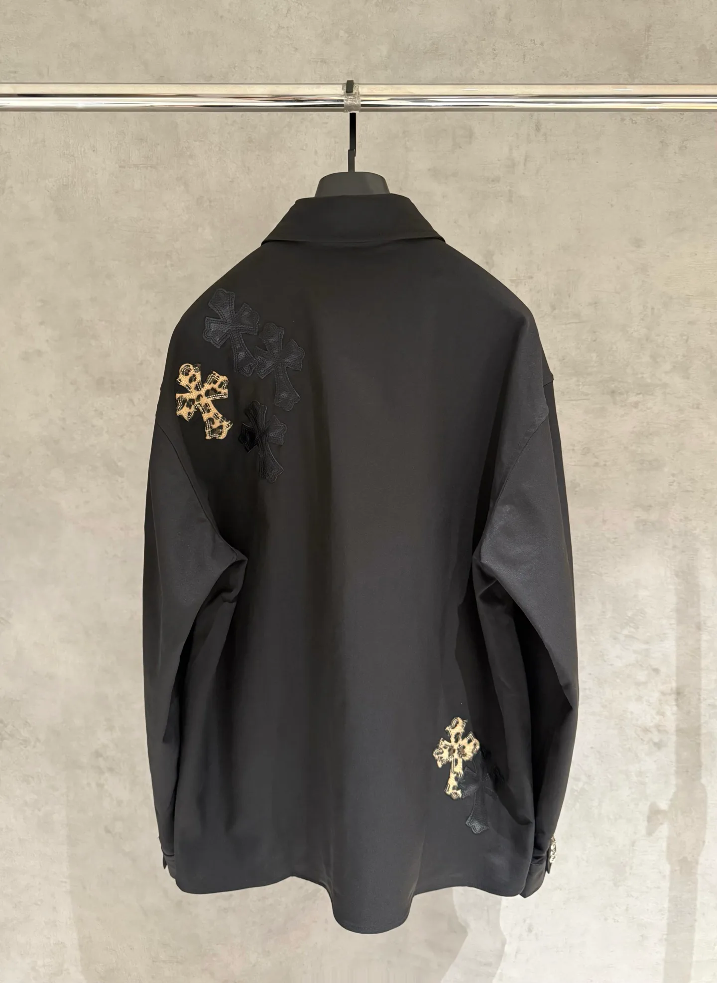 Кожаные Куртки И Дублёнки Мужские Chrome Hearts 11264954