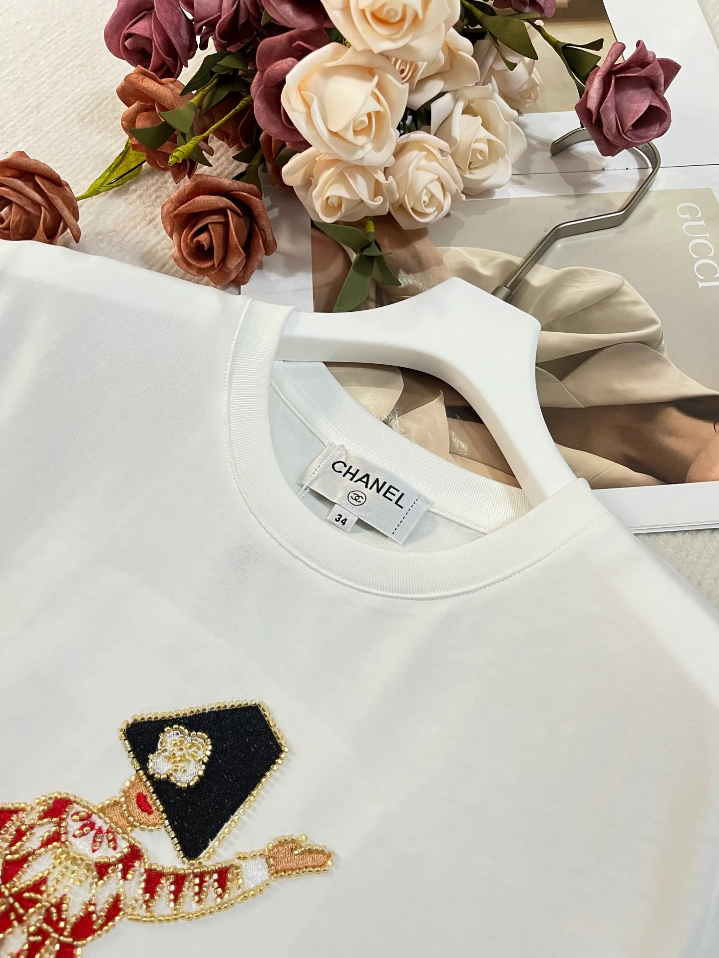 Футболки Женские Chanel 10496897