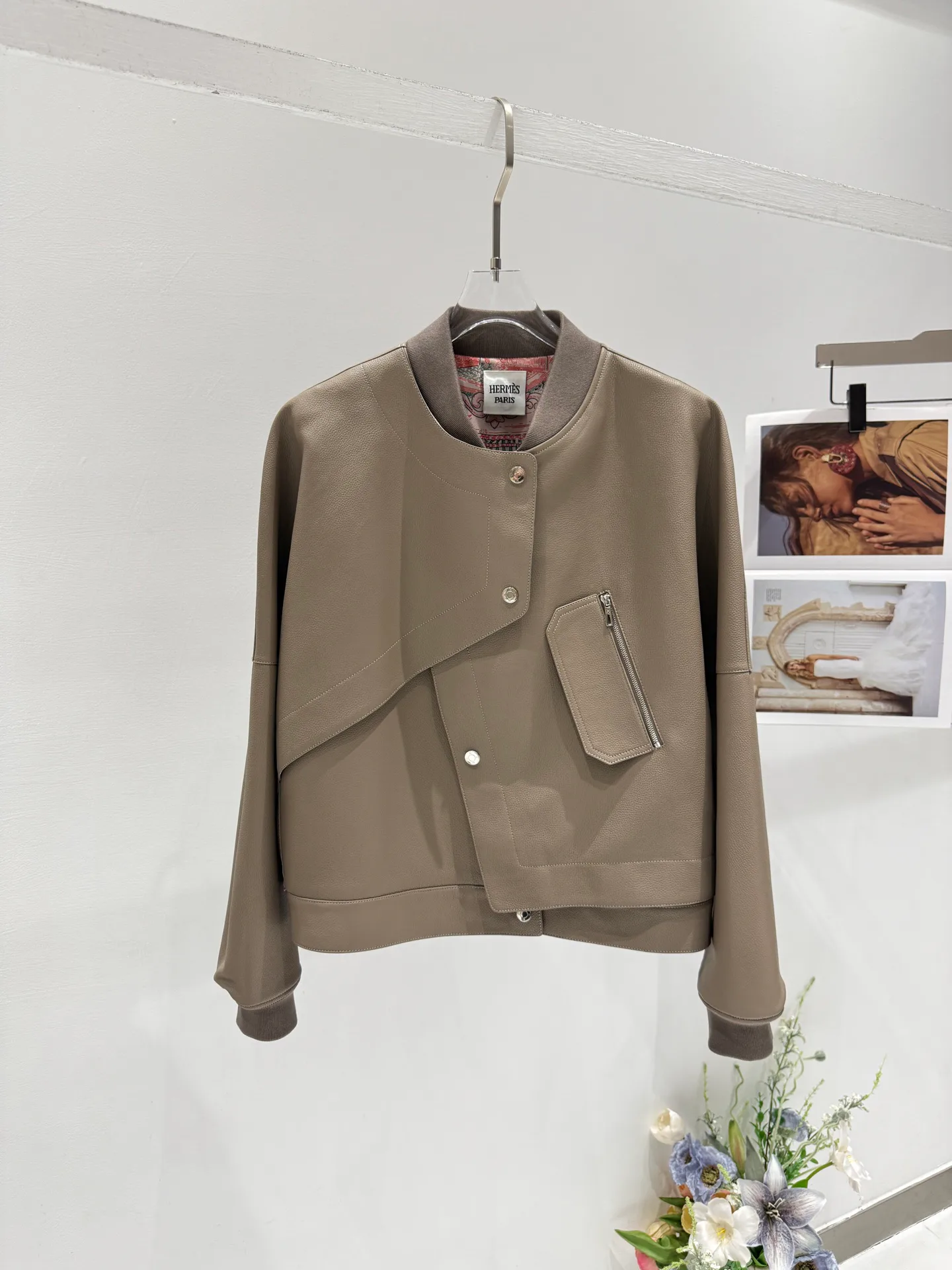 Кожаные Куртки И Дублёнки Женские Hermes 11310646