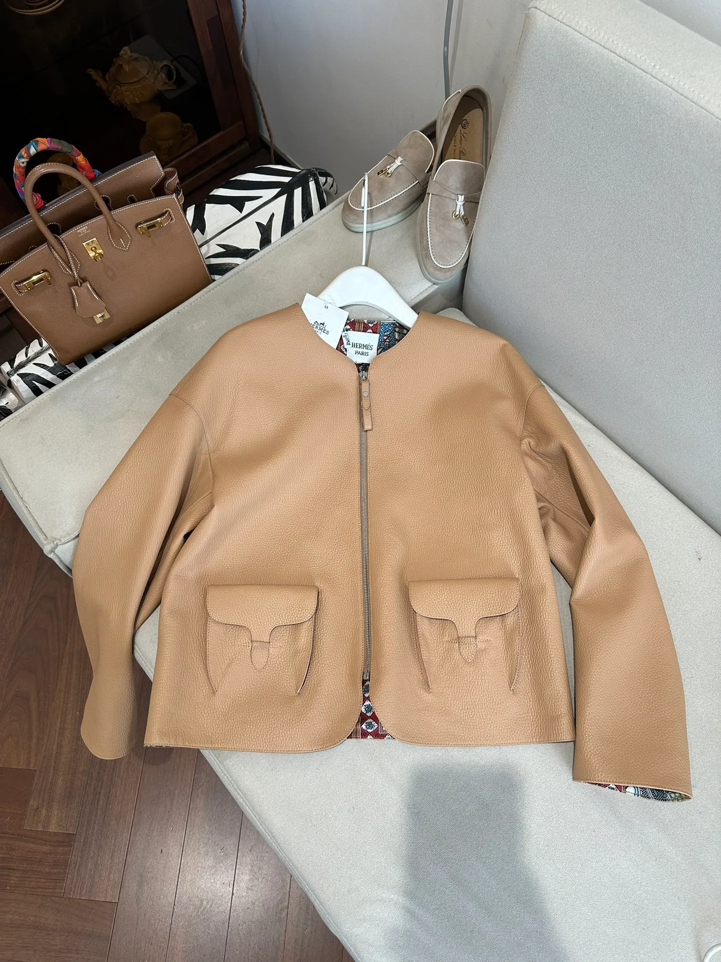 Кожаные Куртки И Дублёнки Женские Hermes 11460701