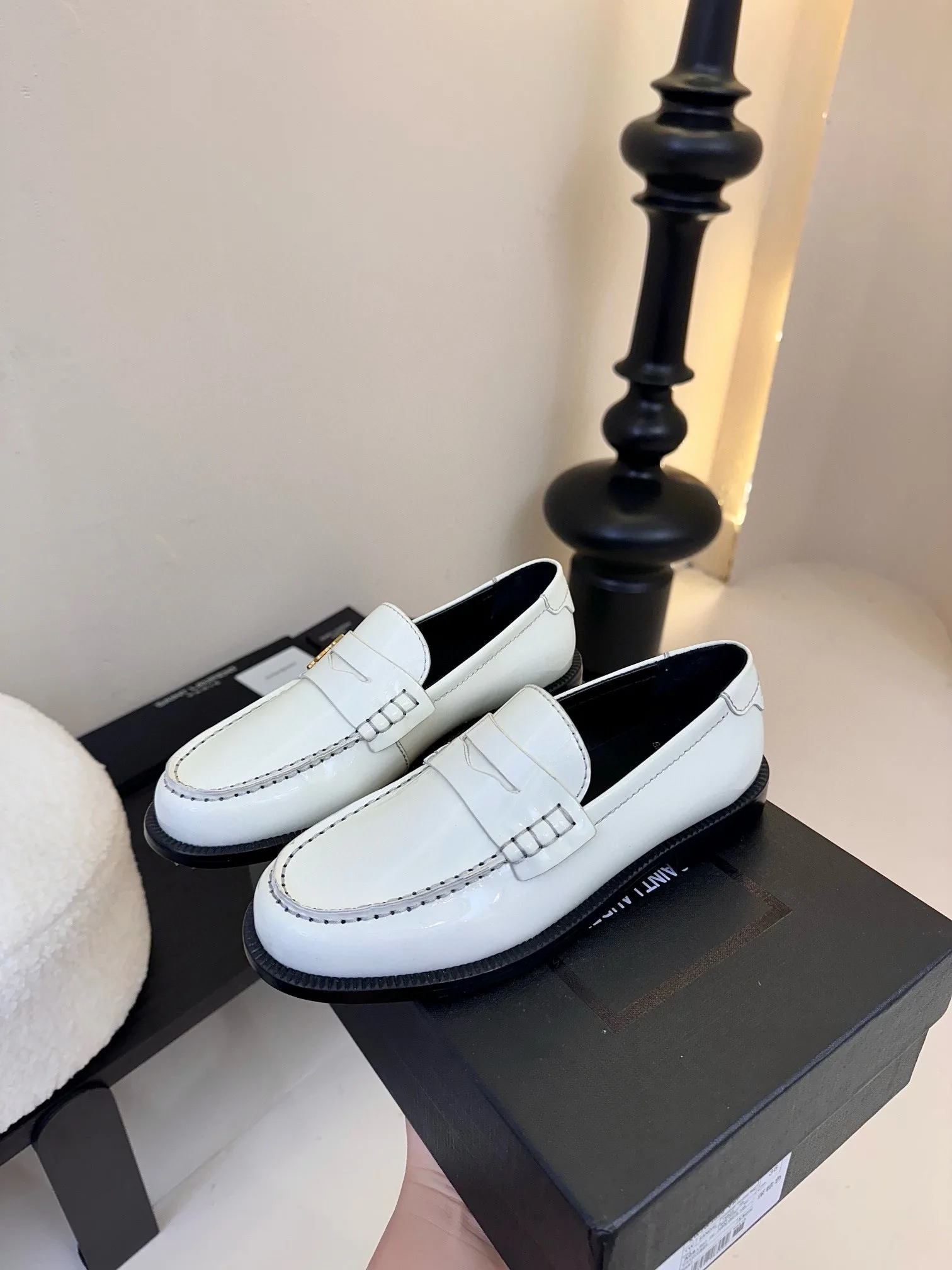 Лоферы И Мокасины Женские Saint Laurent 80674