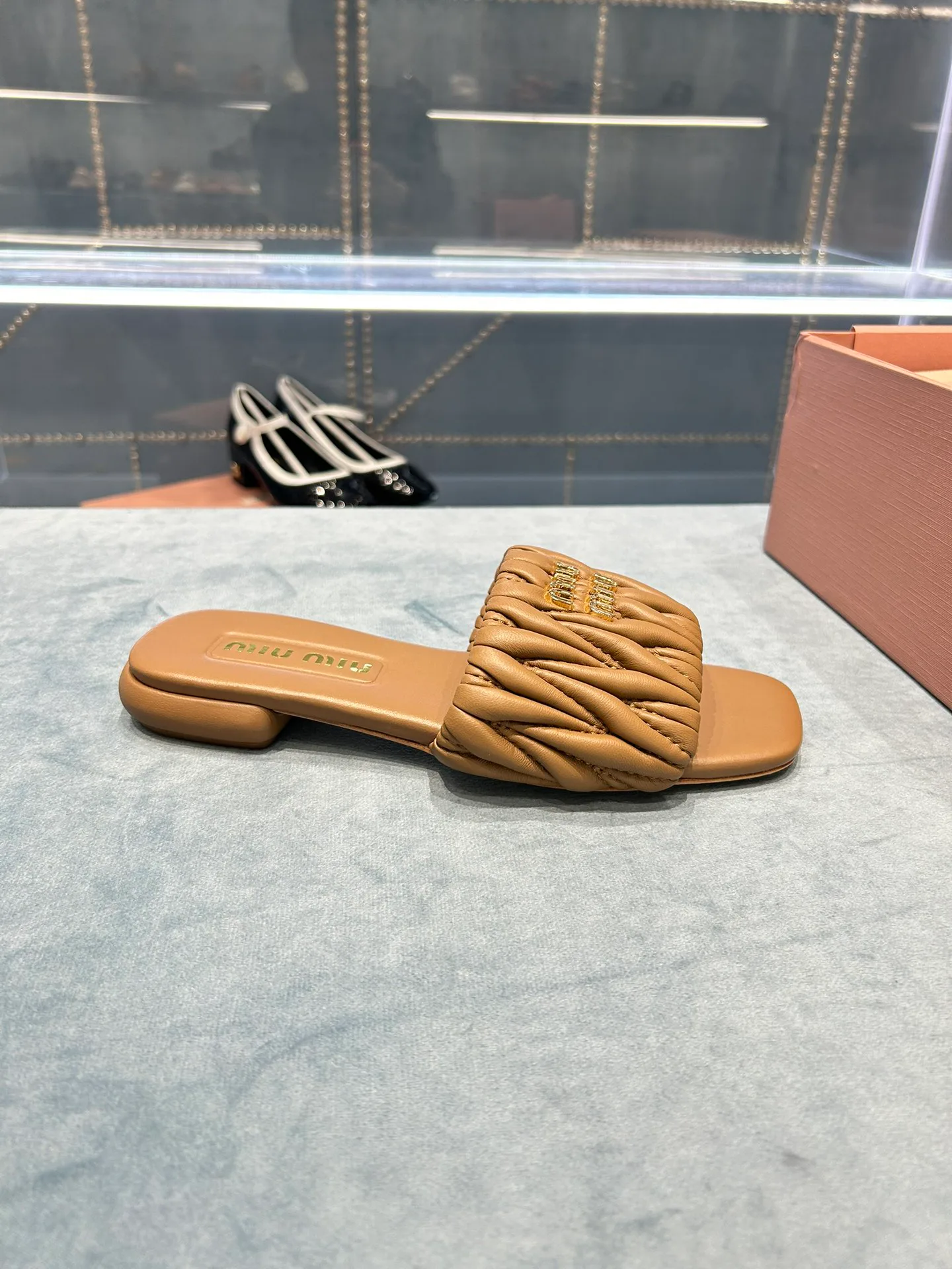 Шлепанцы Женские Miu Miu 33691