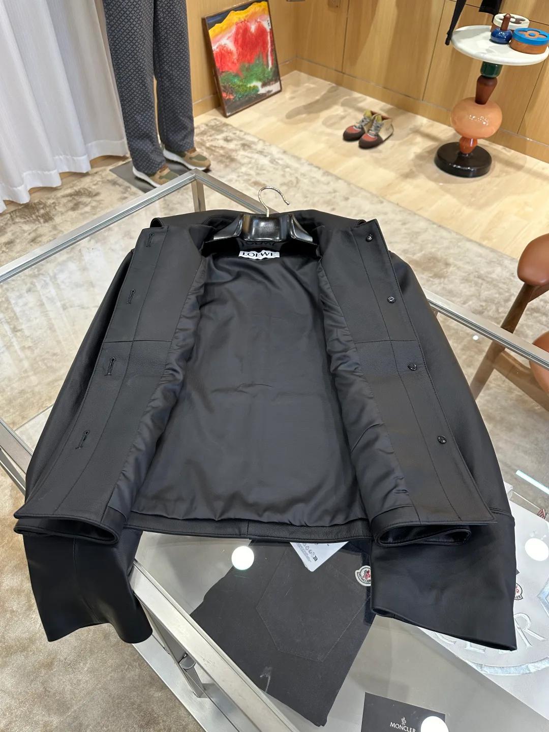 Кожаные Куртки И Дублёнки Мужские Loewe 18309094
