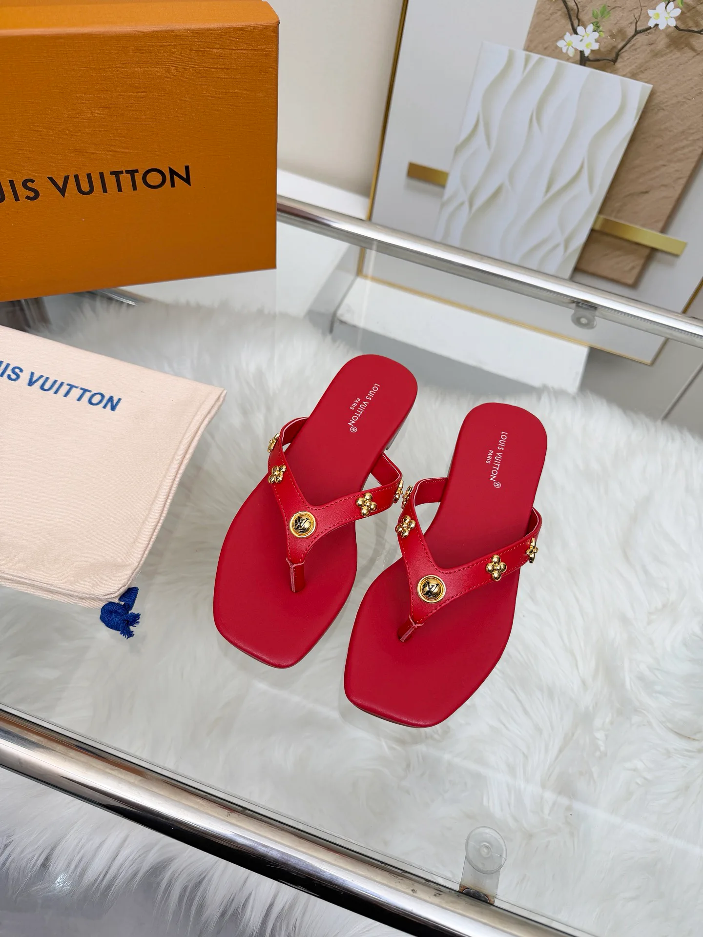 Шлепанцы Женские Louis Vuitton 13253491