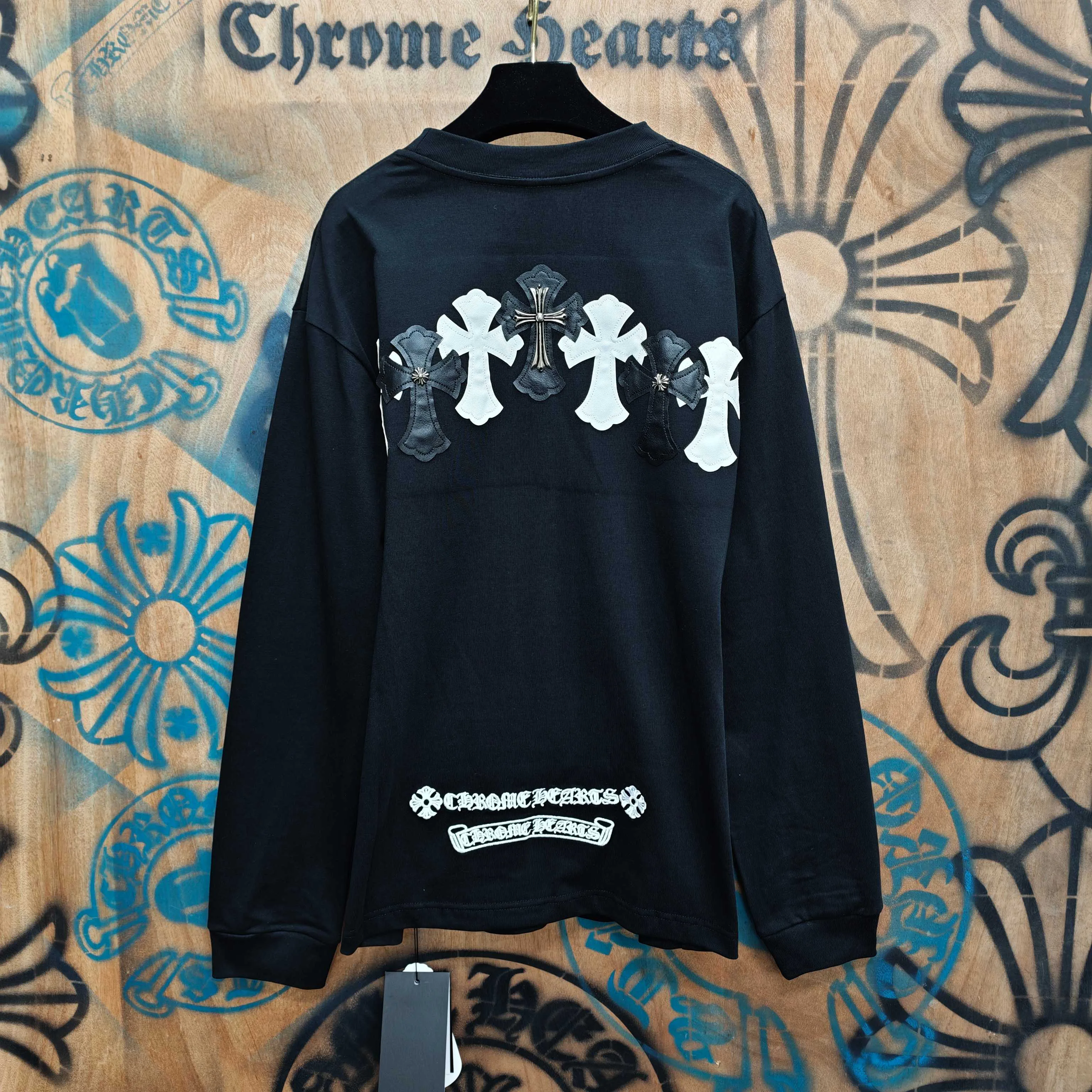 Лонгсливы Мужские Chrome Hearts 13311033
