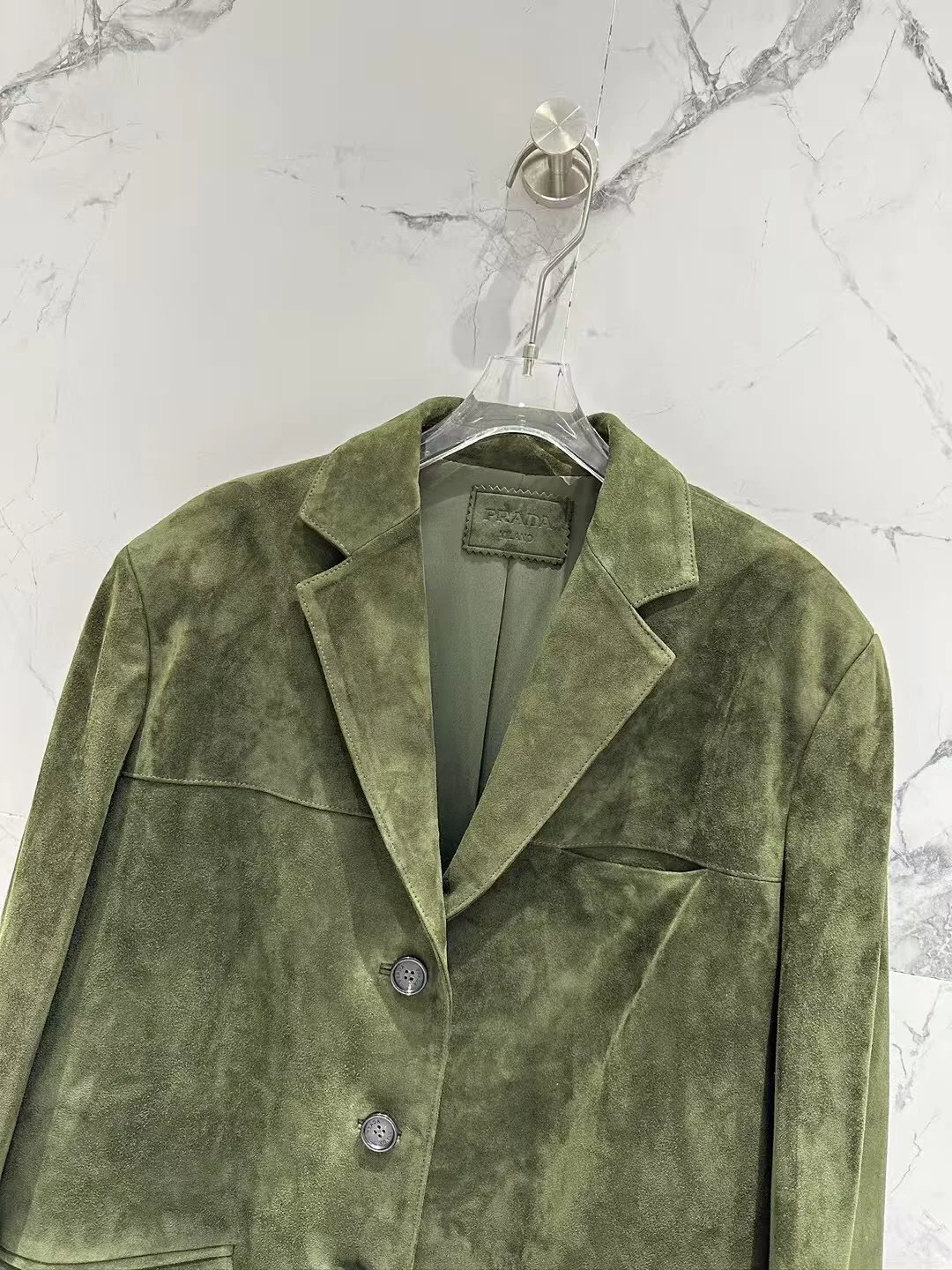 Кожаные Куртки И Дублёнки Женские Prada 13186437