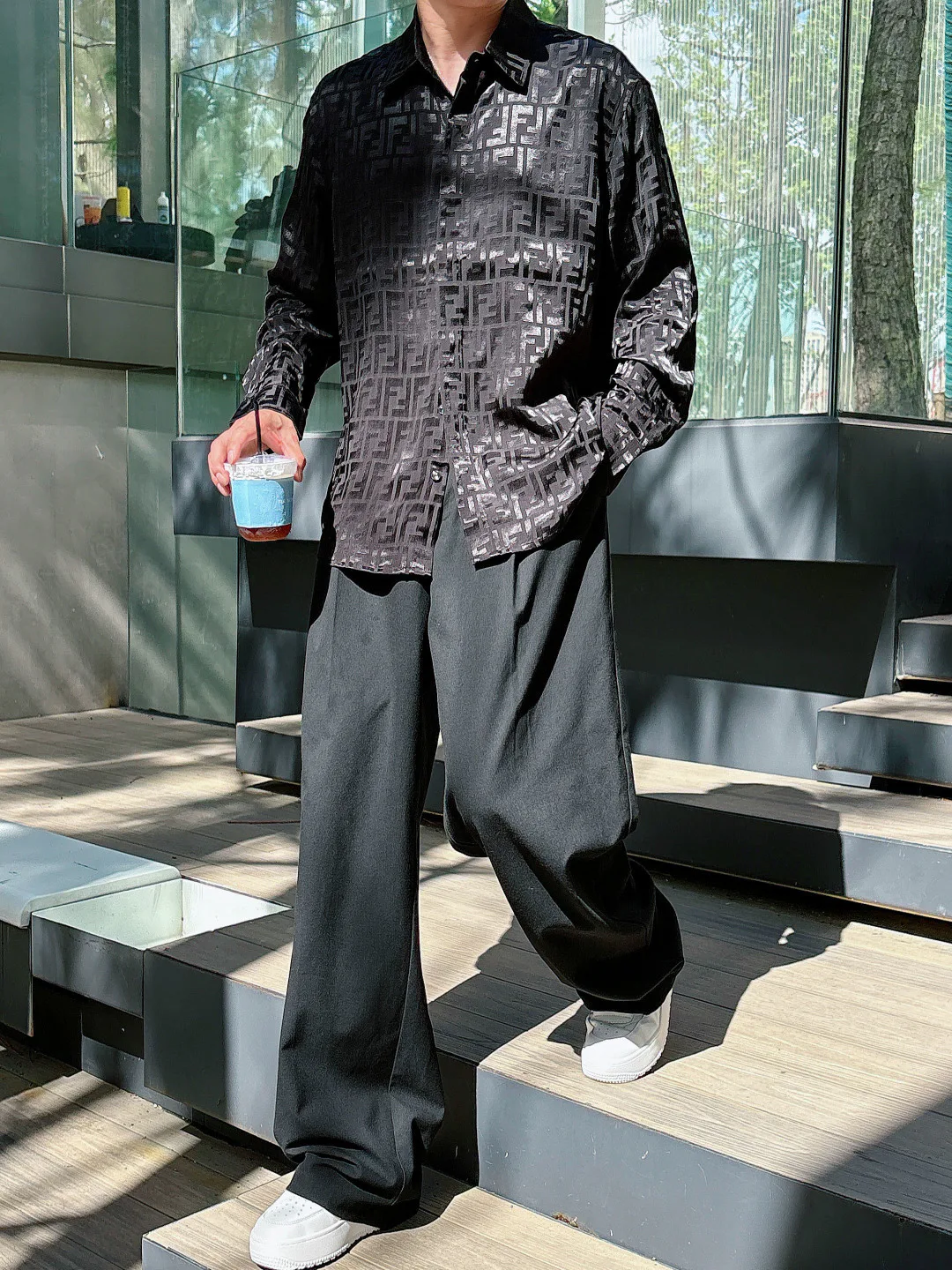 Рубашки Мужские Fendi 18097645