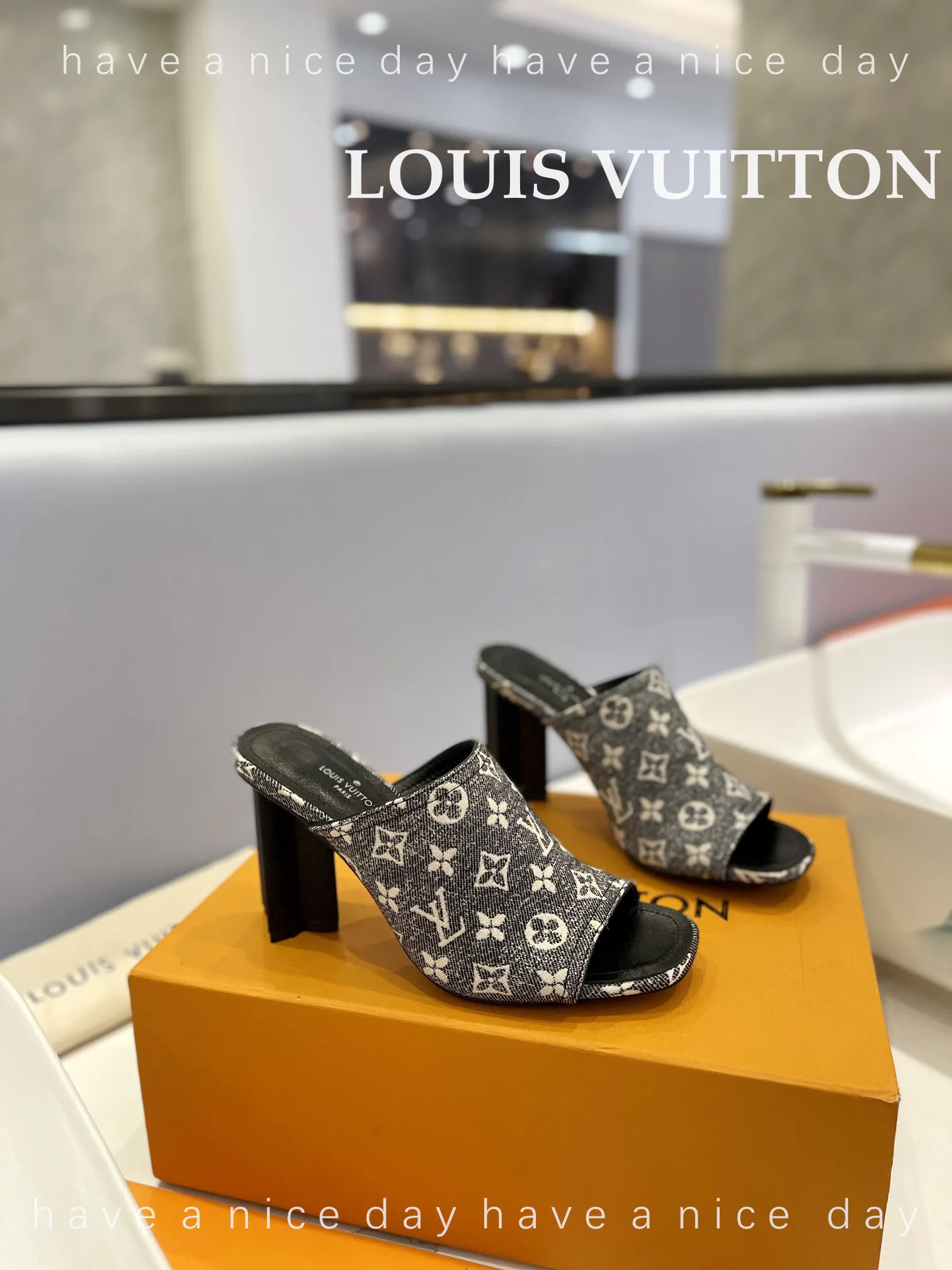 Босоножки Женские Louis Vuitton 9623598