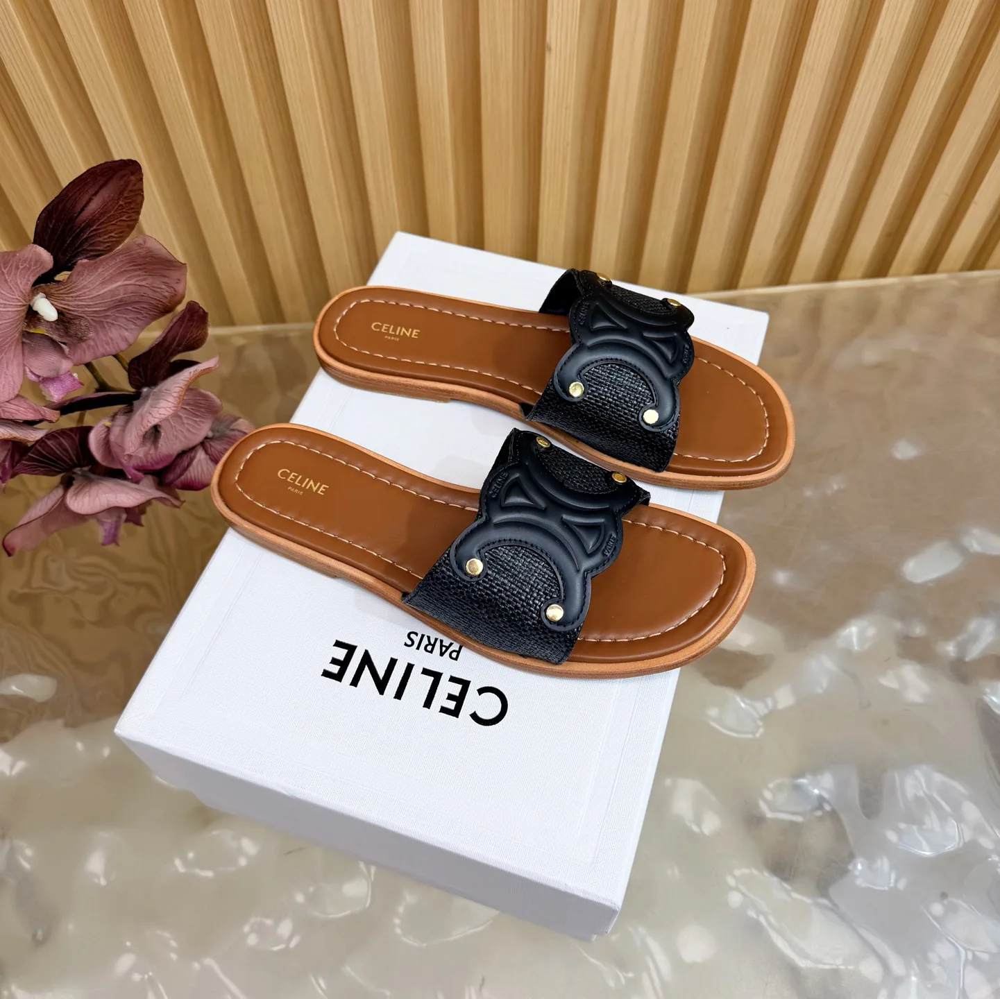 Шлепанцы Женские Celine 11886124