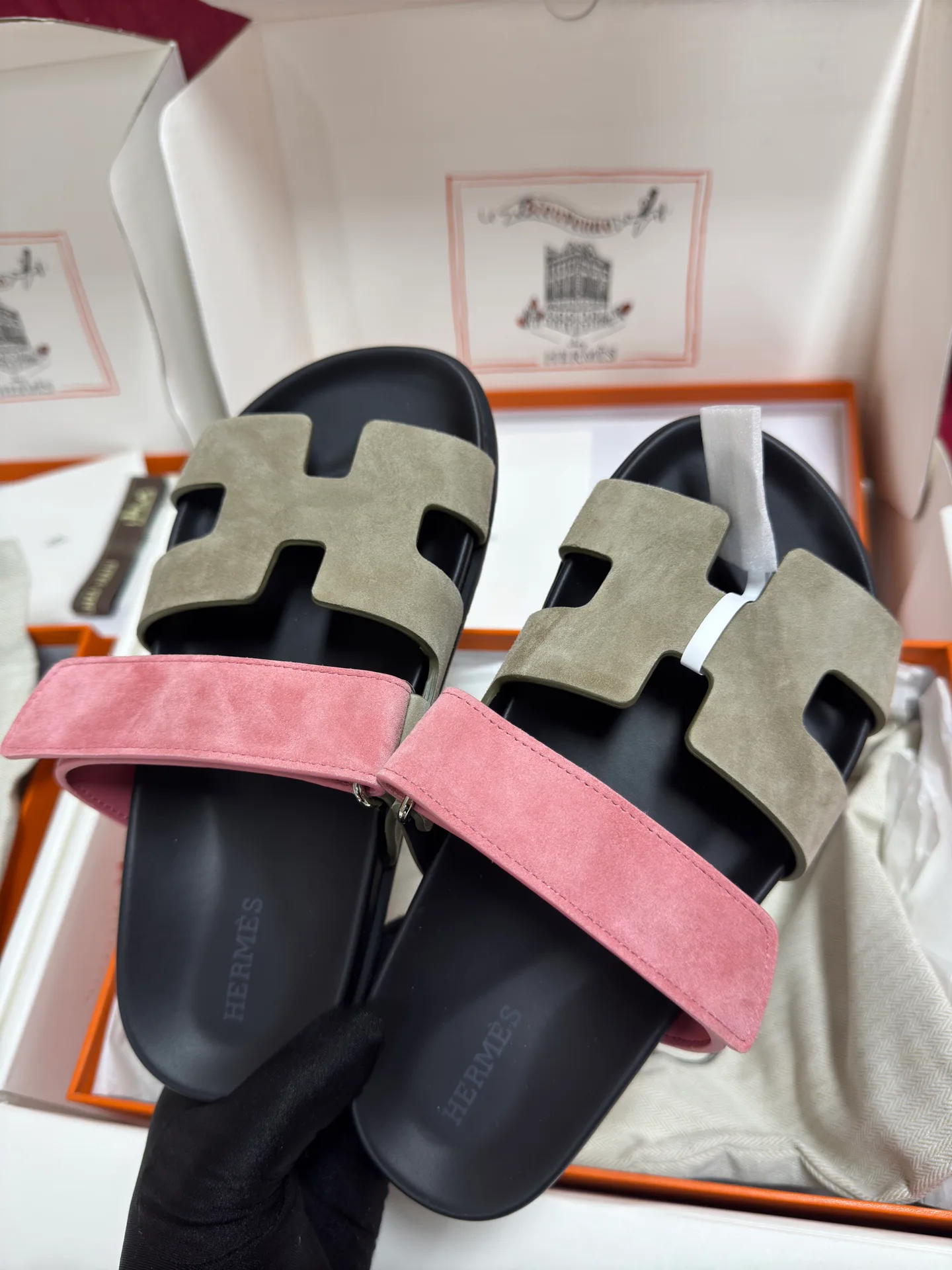 Шлепанцы Женские Hermes 5688