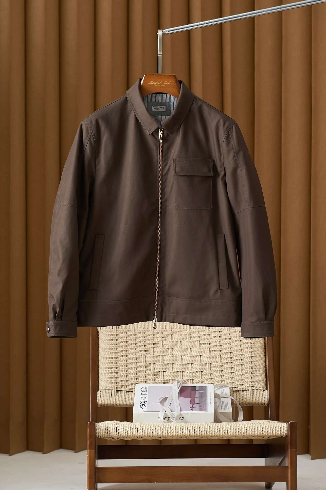 Куртки И Пуховики Мужские Brunello Cucinelli 557926