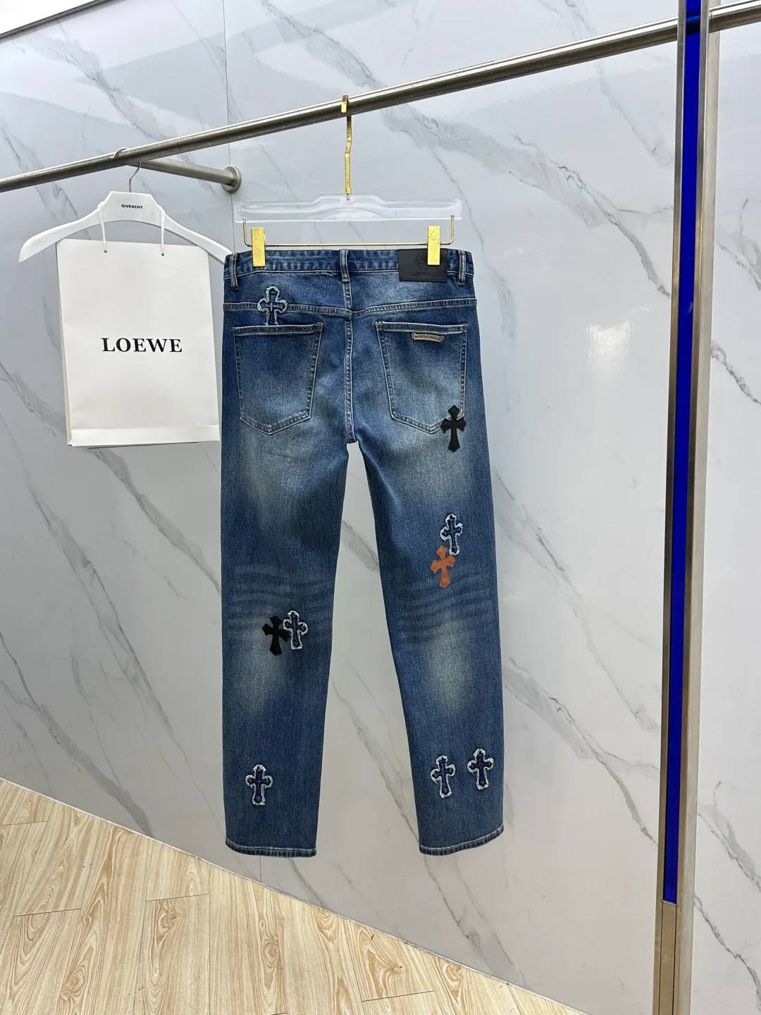 Джинсы Мужские Chrome Hearts 18596904