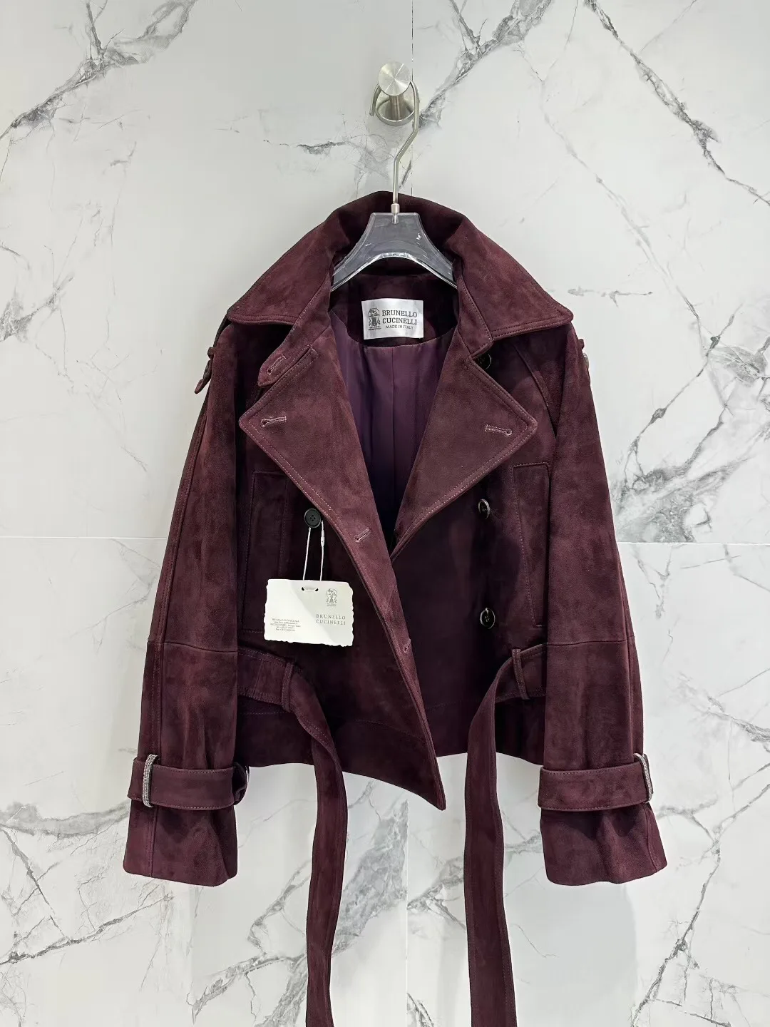Кожаные Куртки И Дублёнки Женские Brunello Cucinelli 13683062