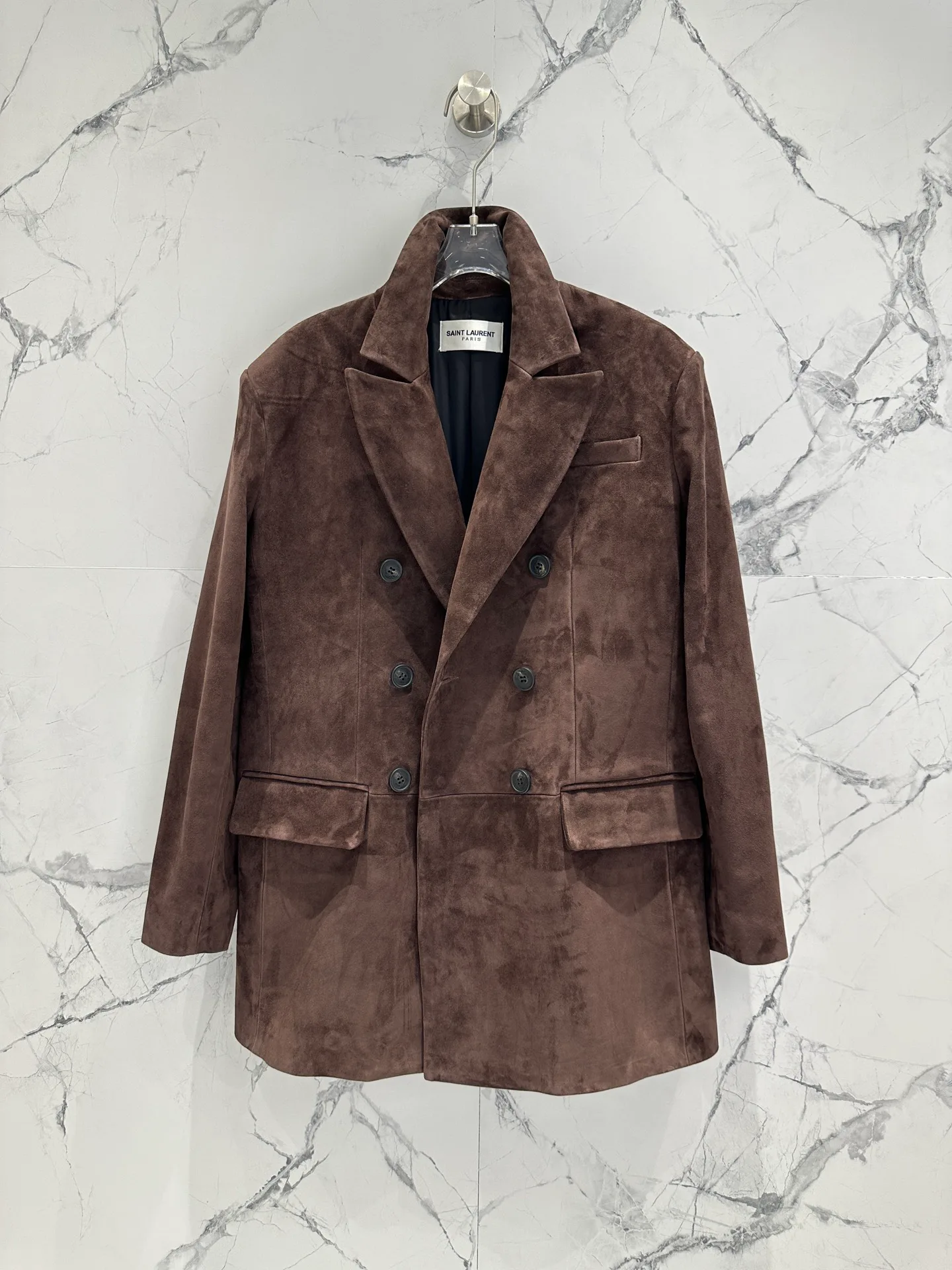 Кожаные Куртки И Дублёнки Женские Saint Laurent 12717880