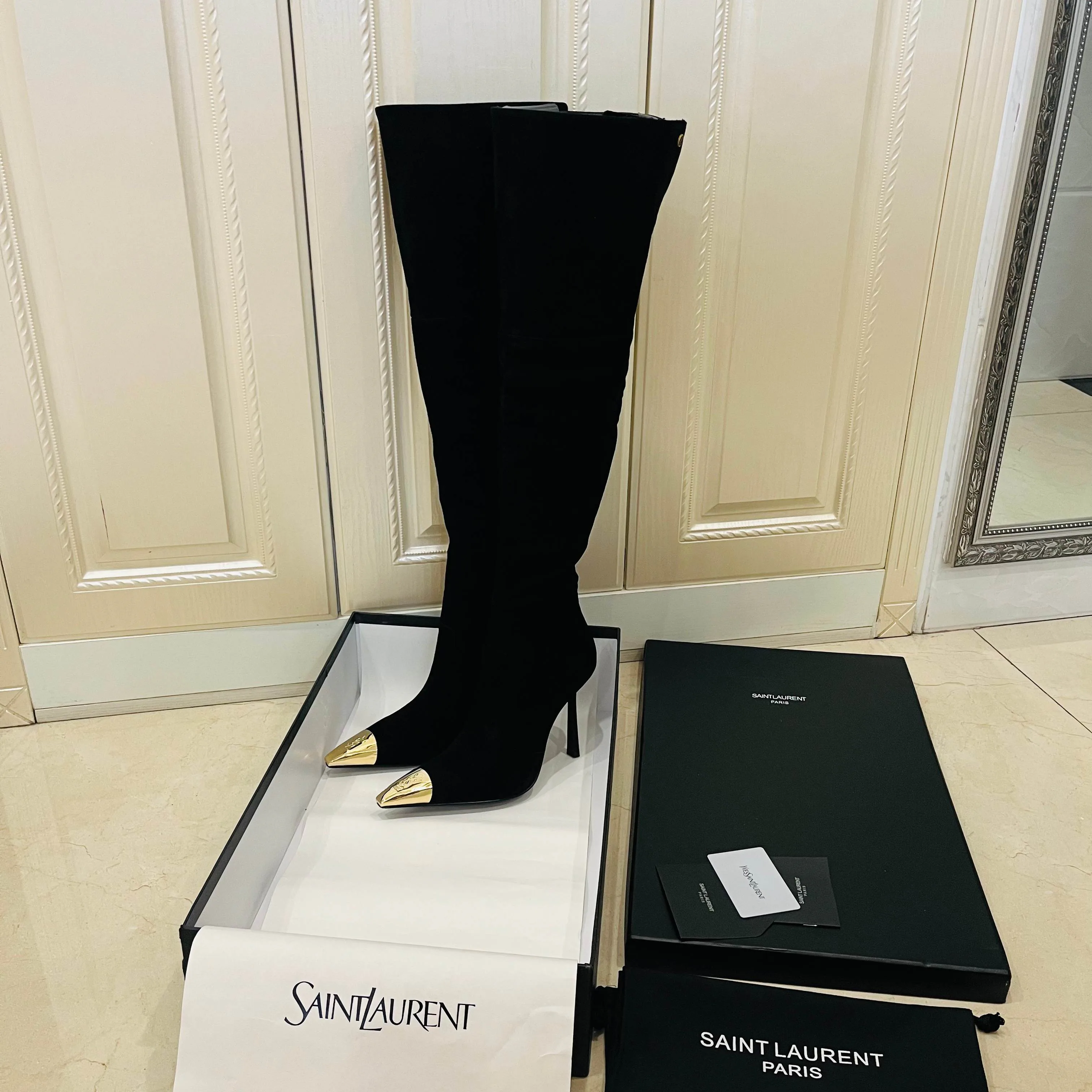 Сапоги Женские Saint Laurent 18083165