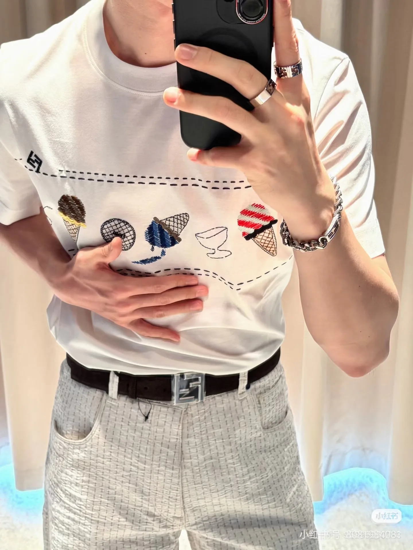 Футболки Мужские Fendi 13077124