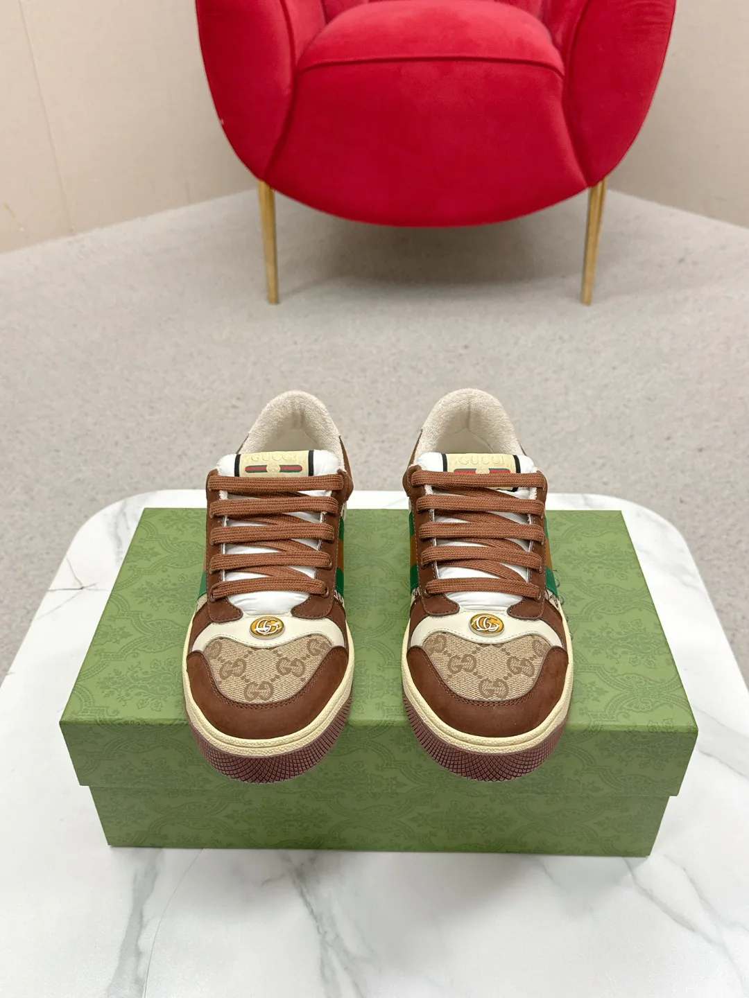 Кеды Женские Gucci 4784291