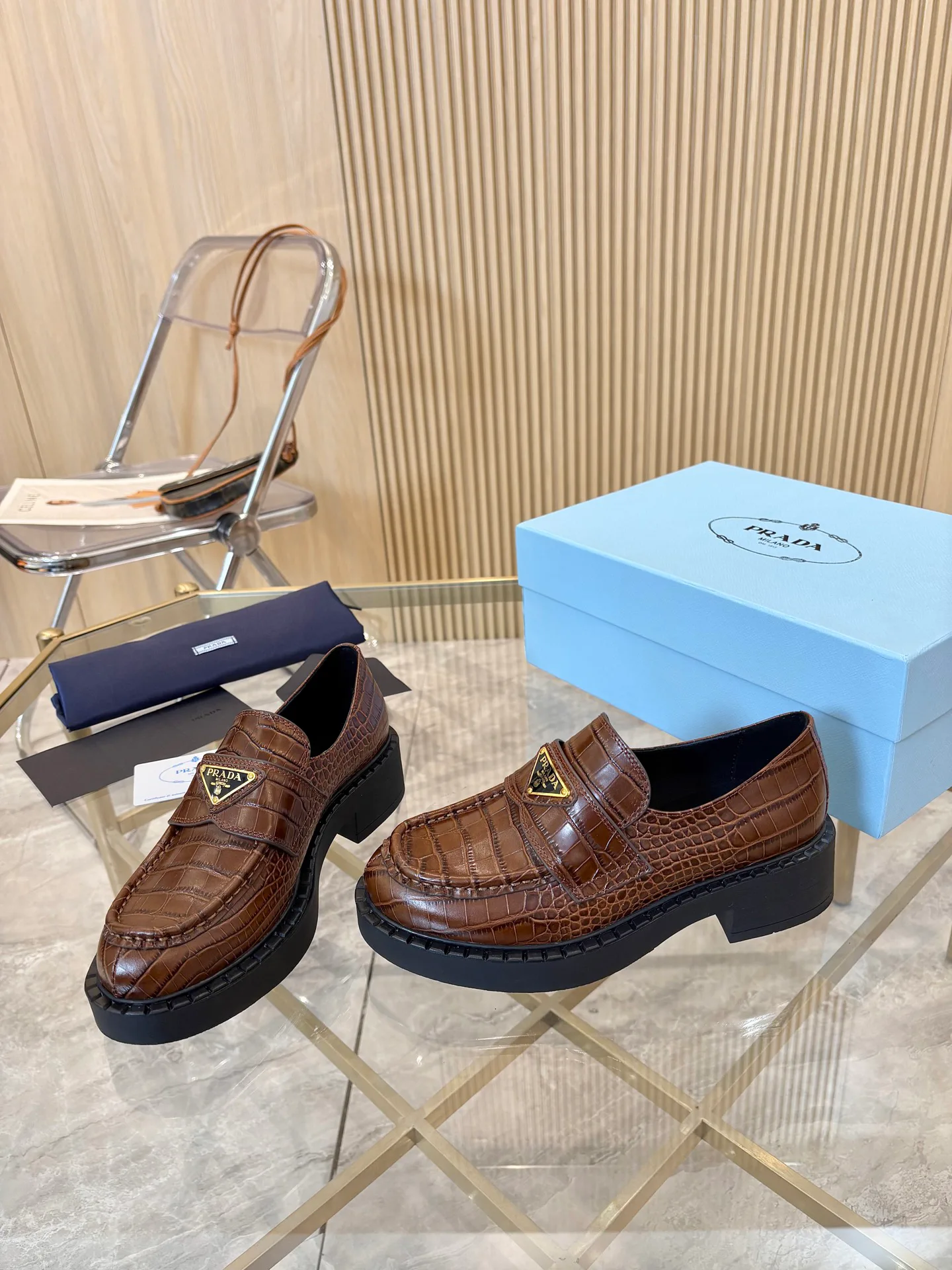Лоферы И Мокасины Женские Prada 17524789