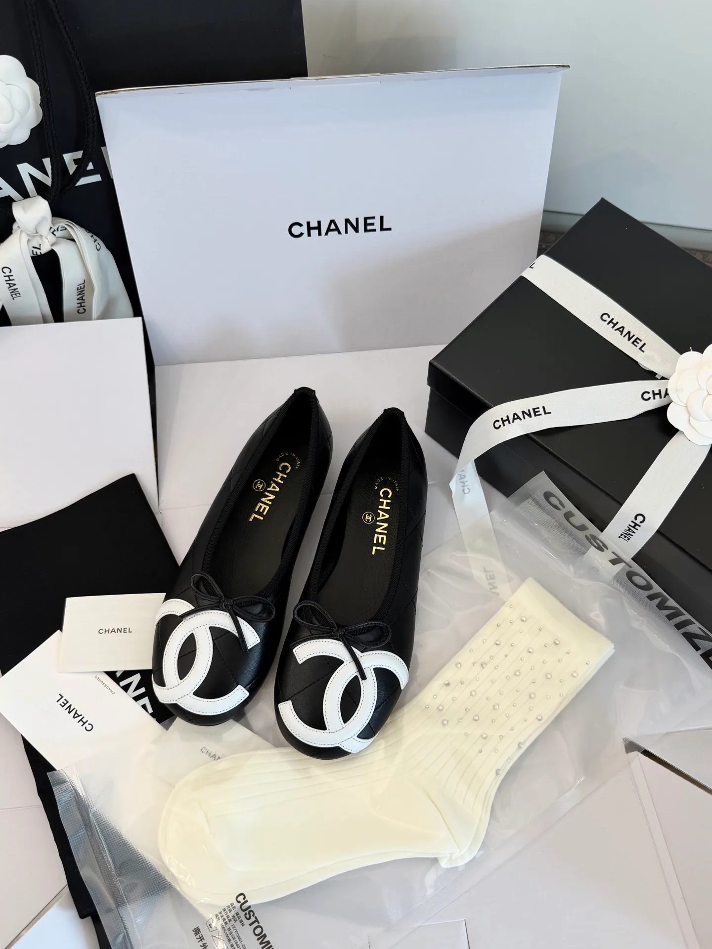 Балетки Женские Chanel 18133236