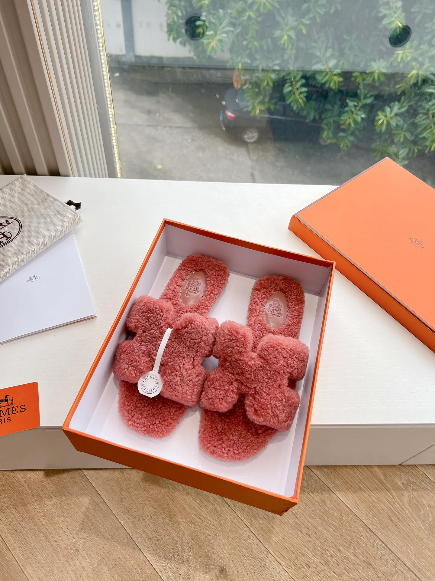 Тапочки Женские Hermes 18053281