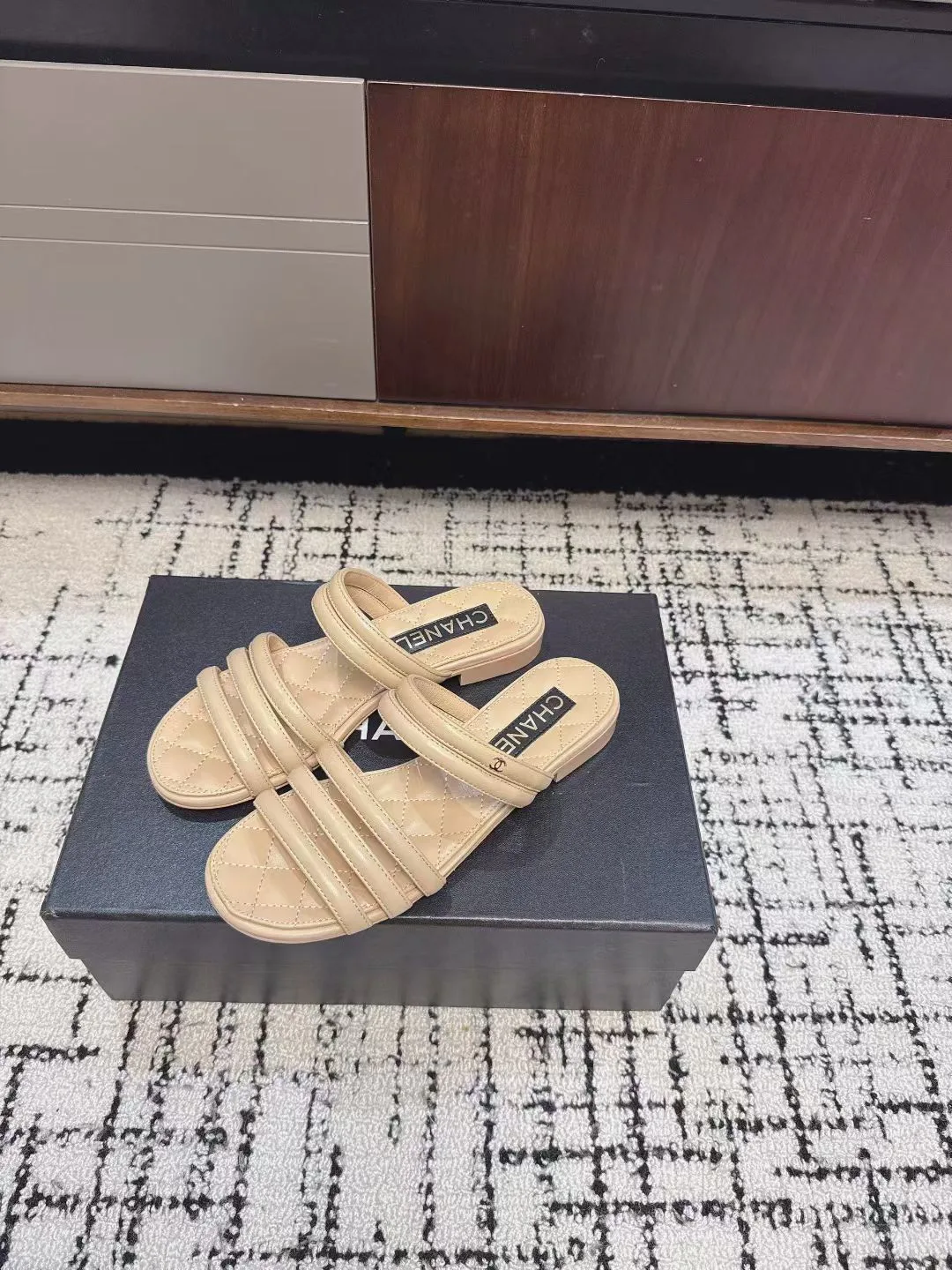 Шлепанцы Женские Chanel 496271