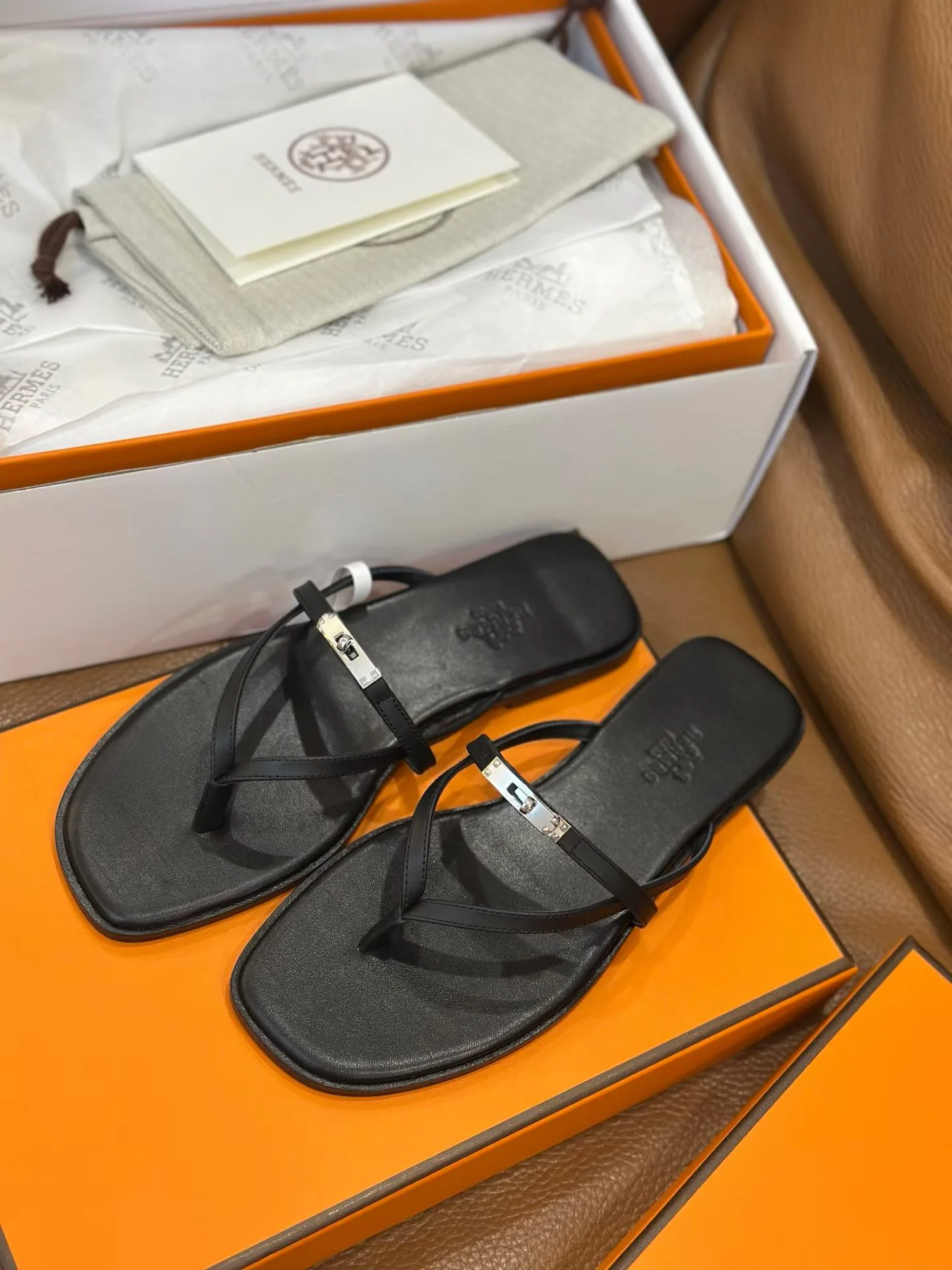 Шлепанцы Женские Hermes 14212254