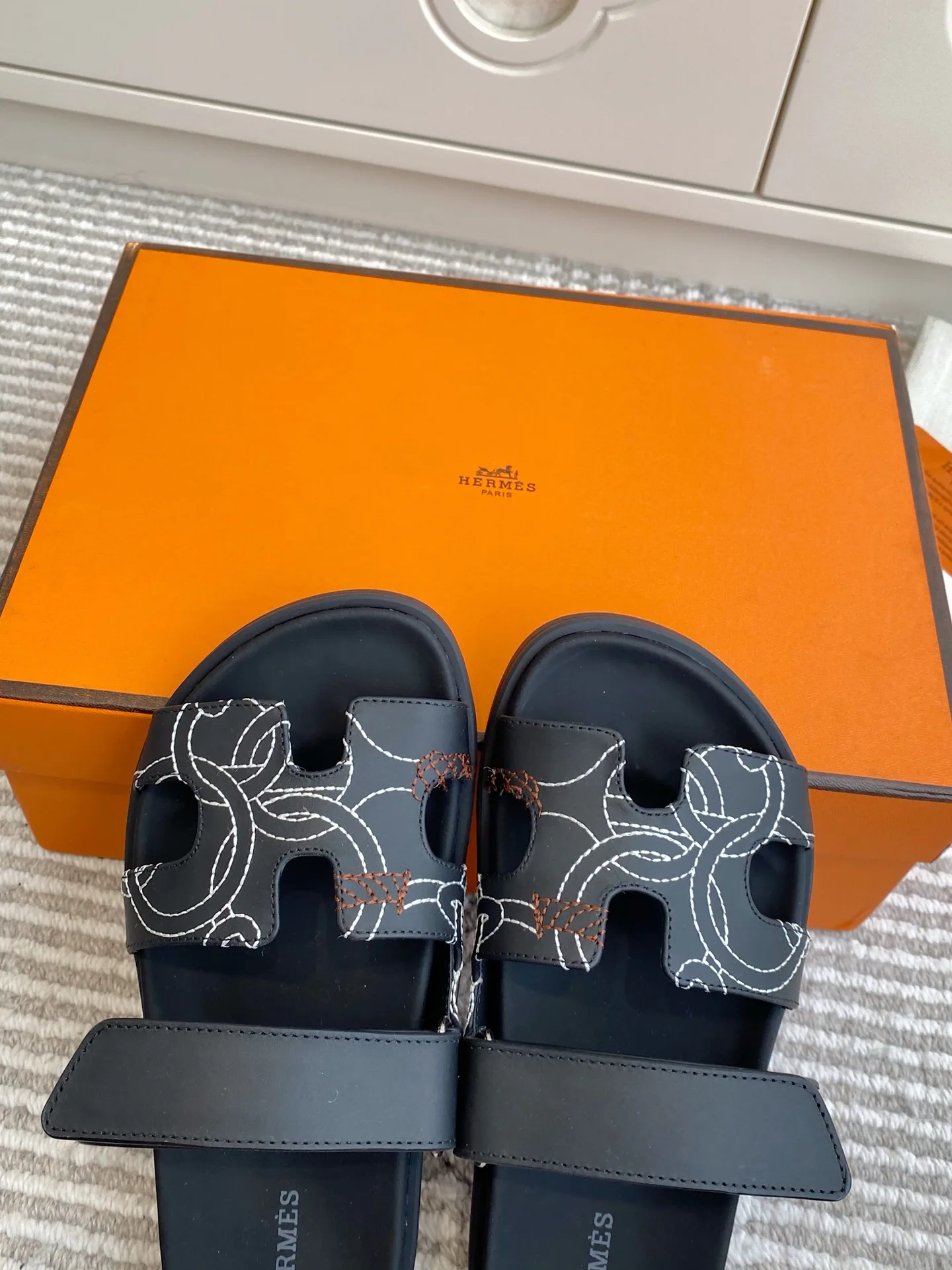 Шлепанцы Женские Hermes 1384869