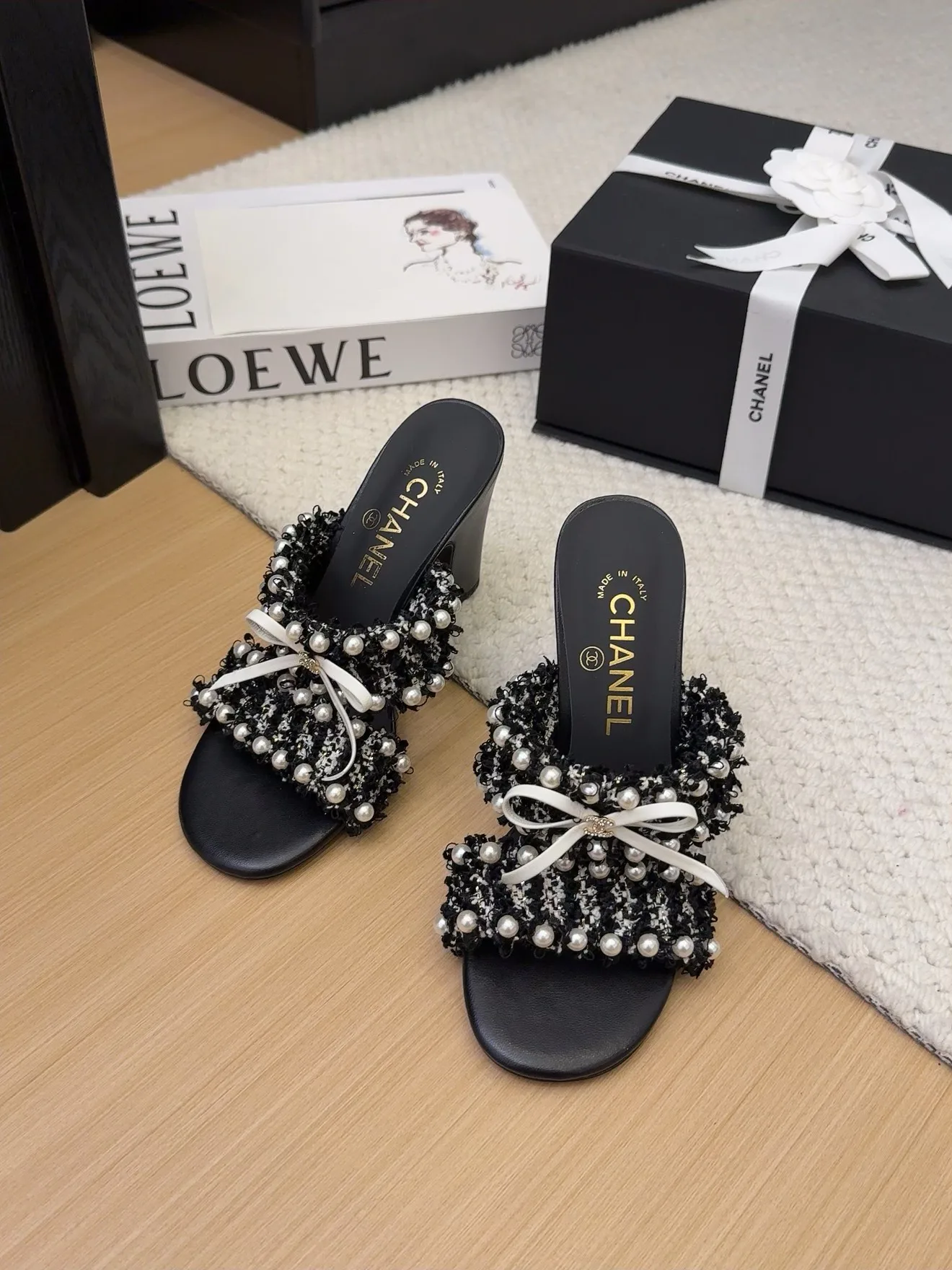 Босоножки Женские Chanel 30539