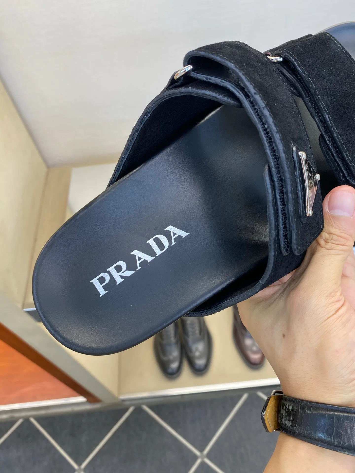 Шлепанцы Мужские Prada 15326411