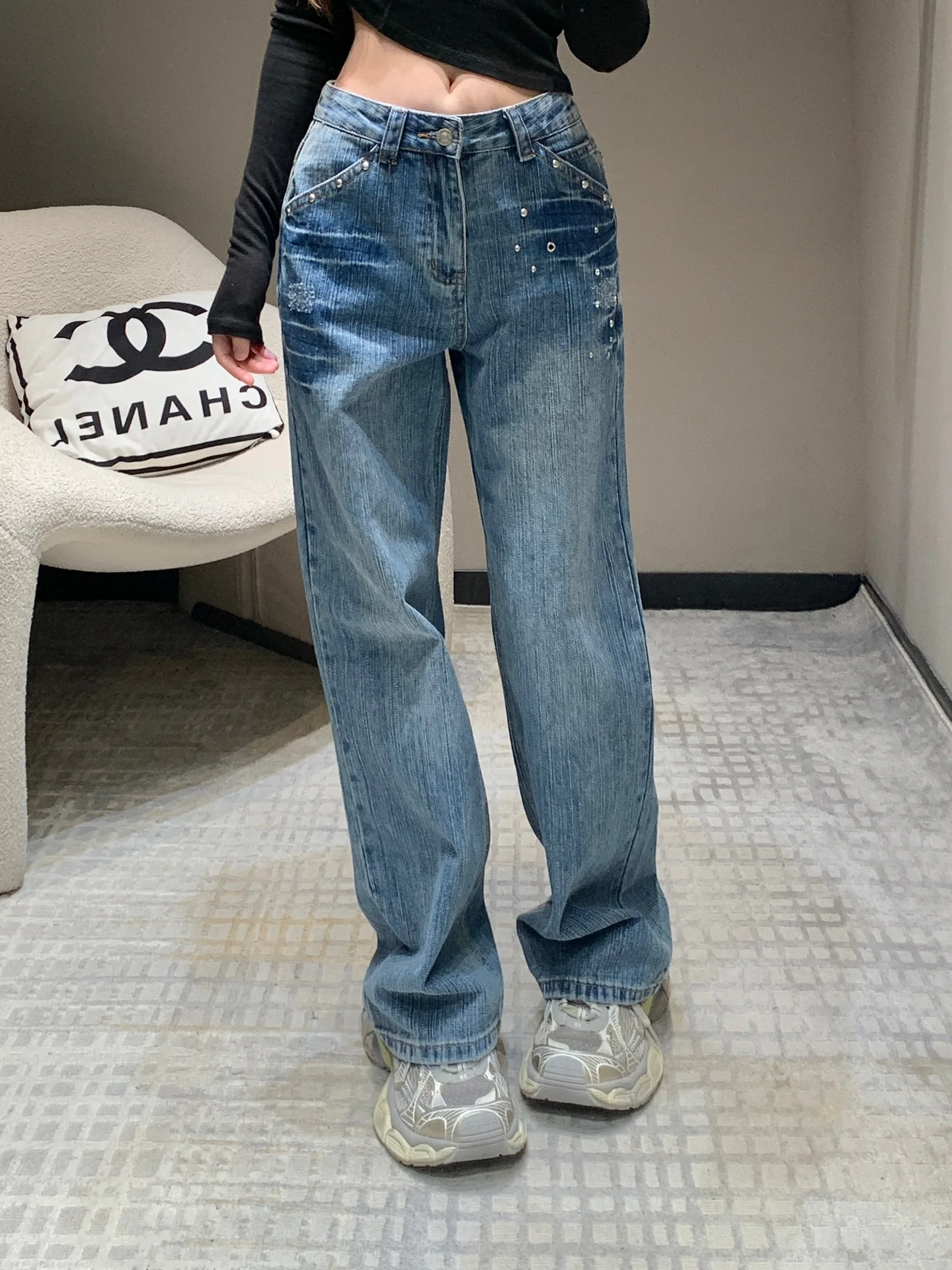 Джинсы Женские Balenciaga 32119