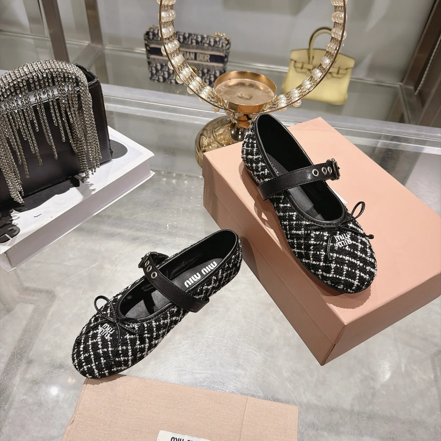 Балетки Женские Miu Miu 19353153