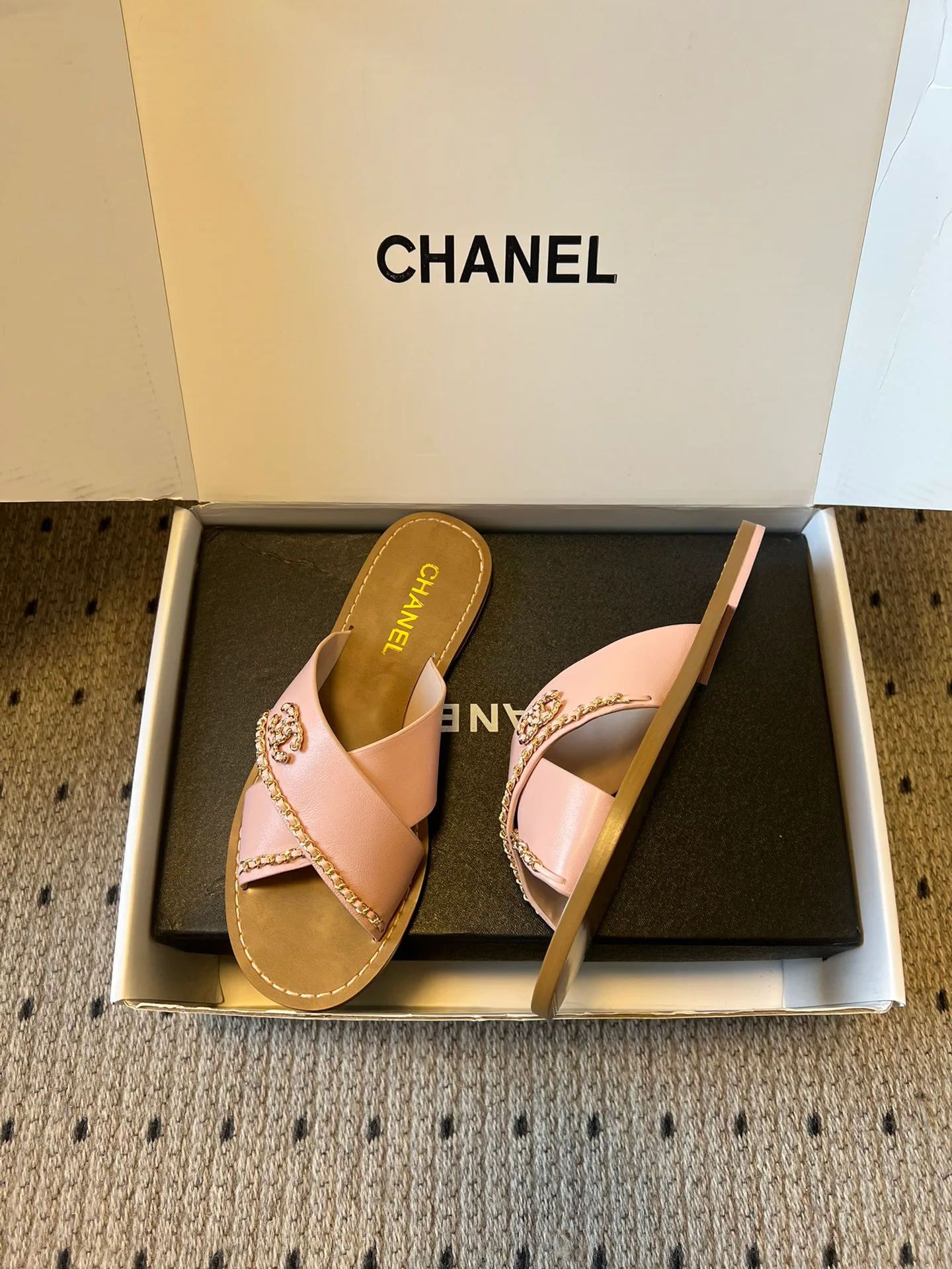 Босоножки Женские Chanel 1593289