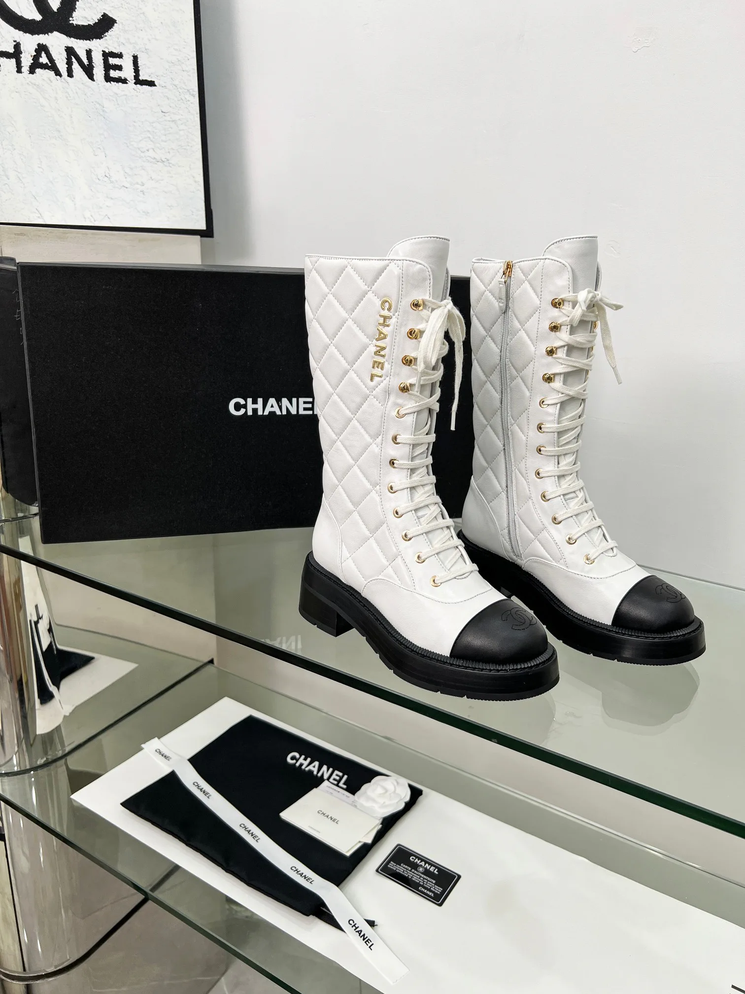 Ботинки Женские Chanel 88871