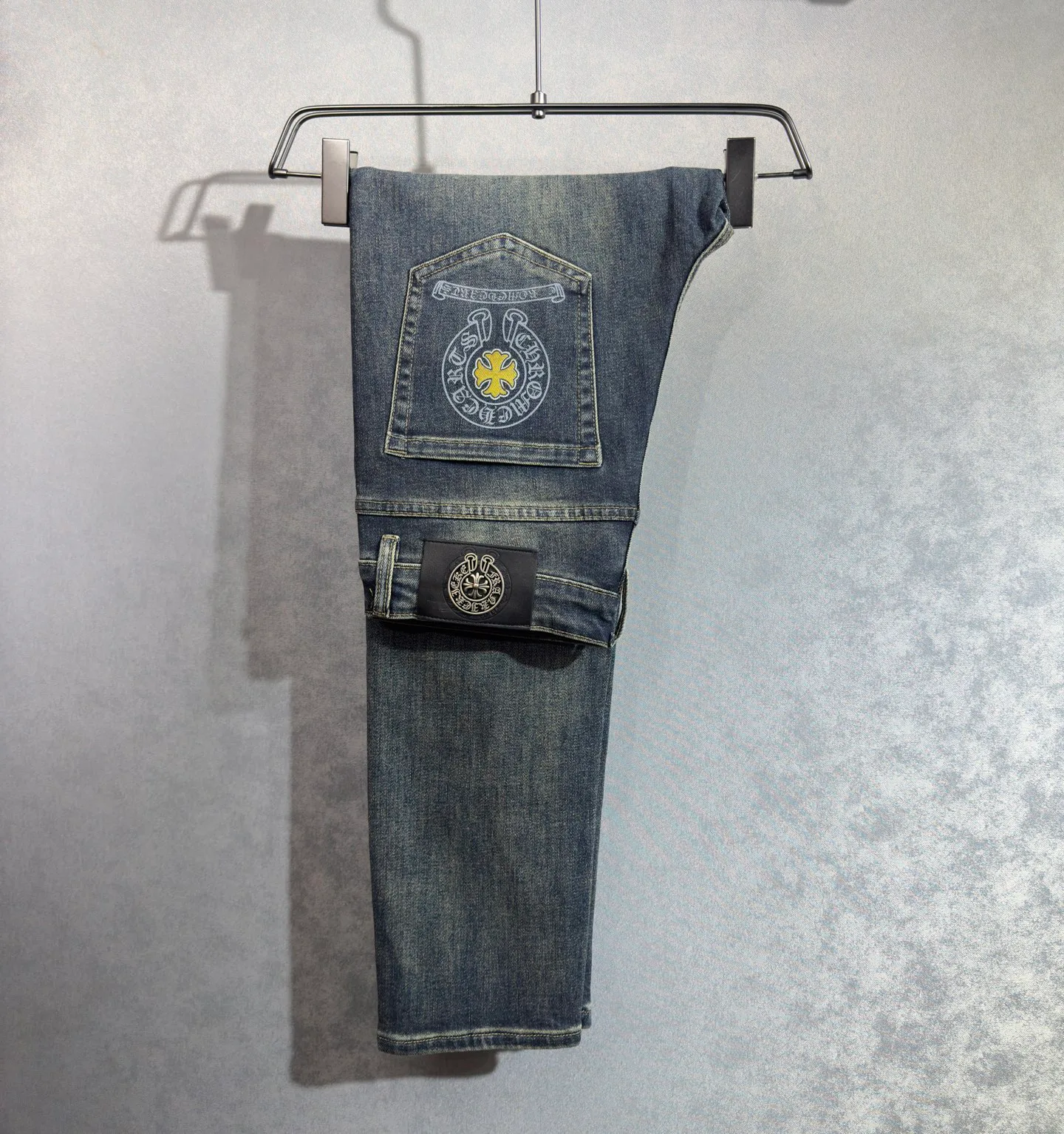 Джинсы Мужские Chrome Hearts 18098362