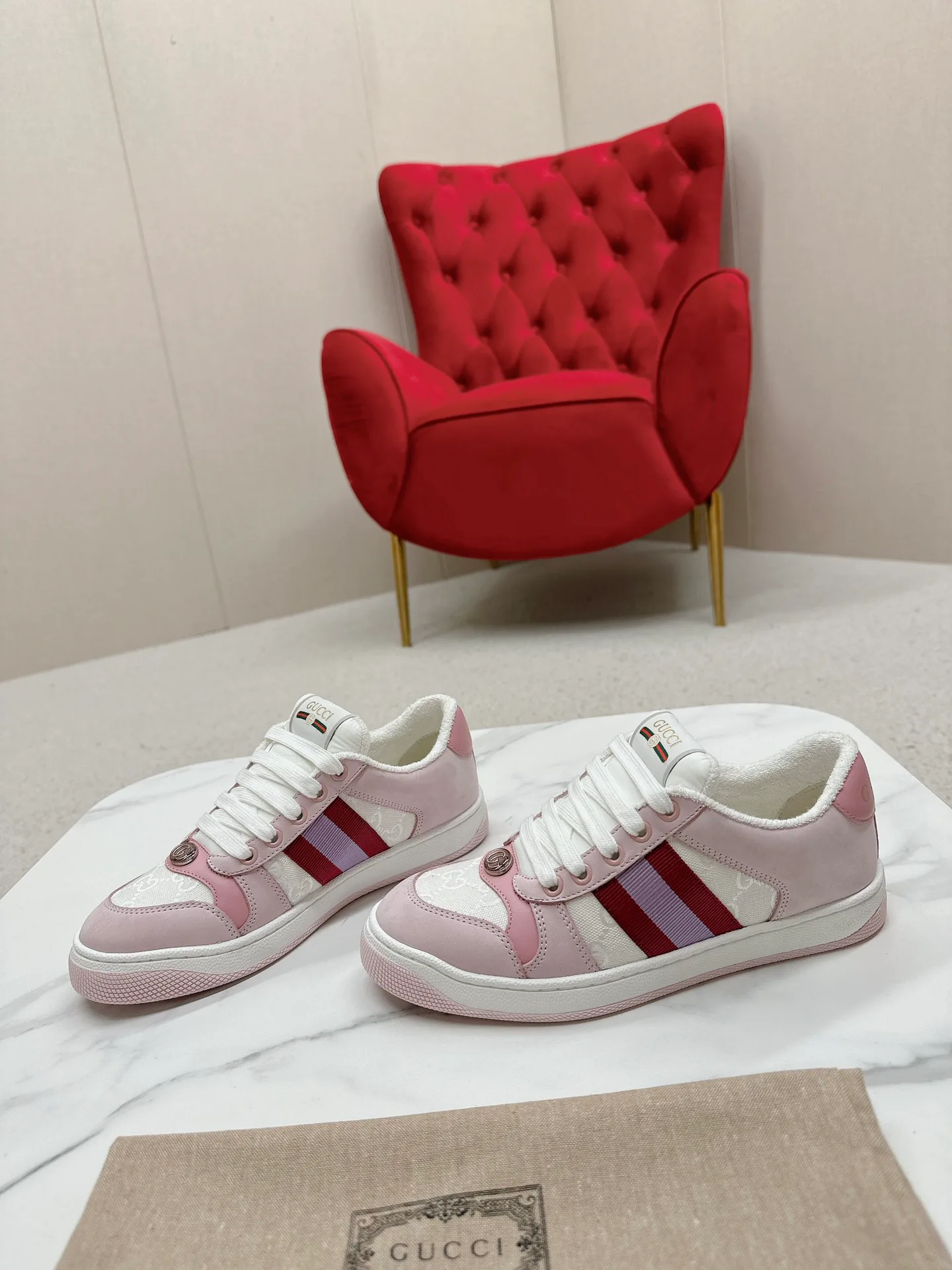 Кроссовки Женские Gucci 4784245