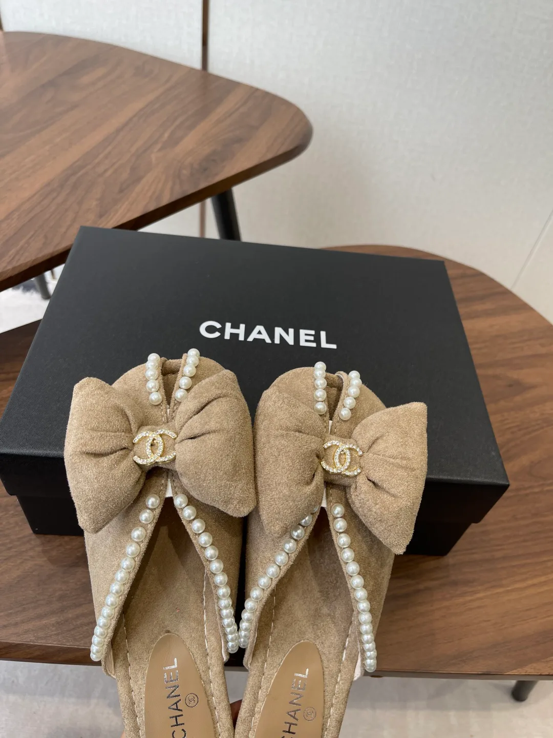 Шлепанцы Женские Chanel 11867552