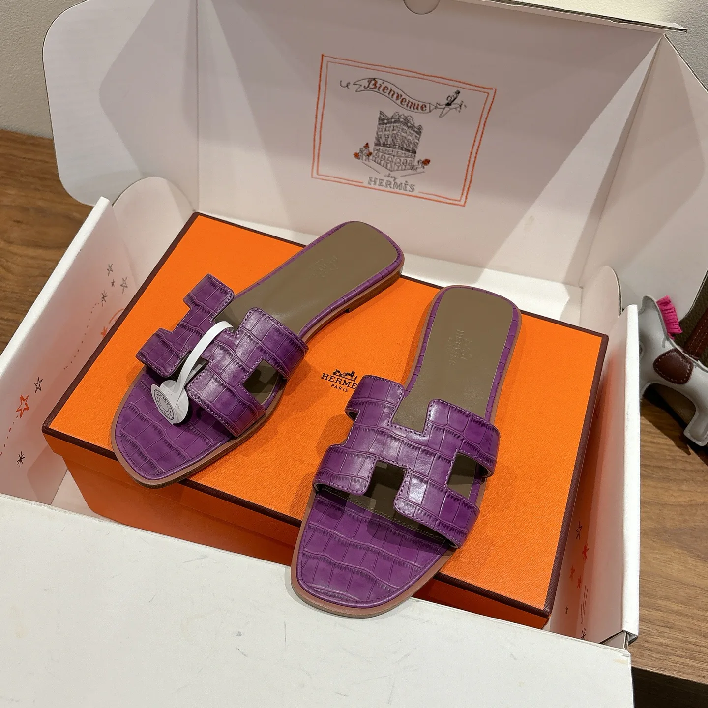 Шлепанцы Женские Hermes 873855