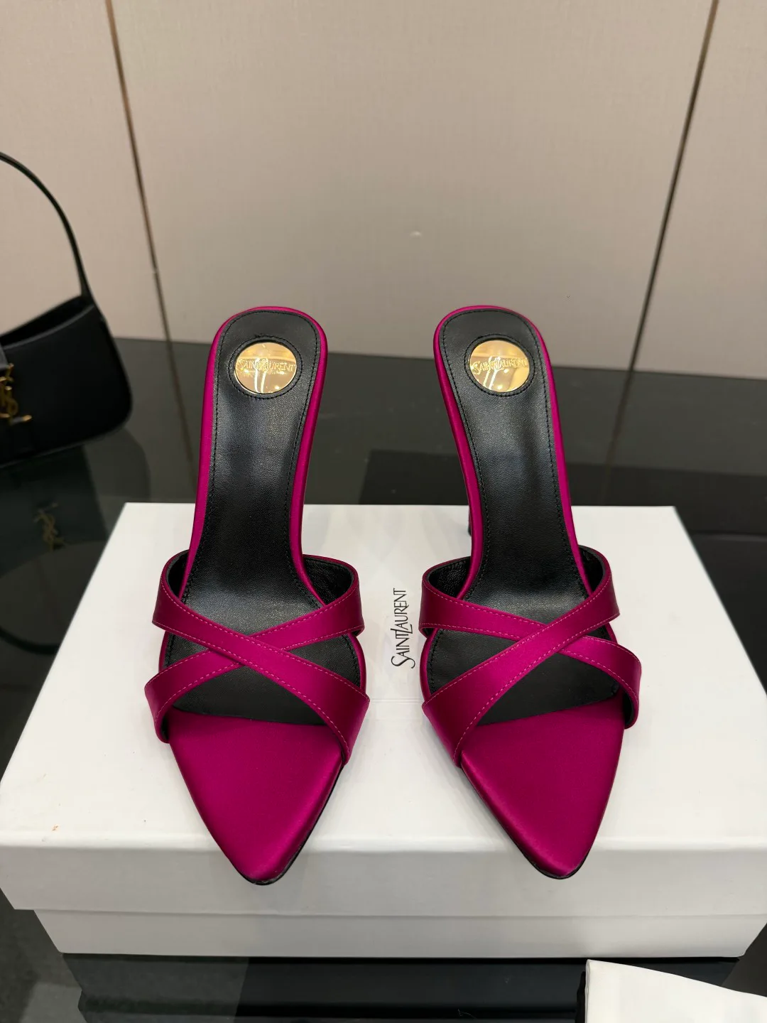 Босоножки Женские Saint Laurent 11424884