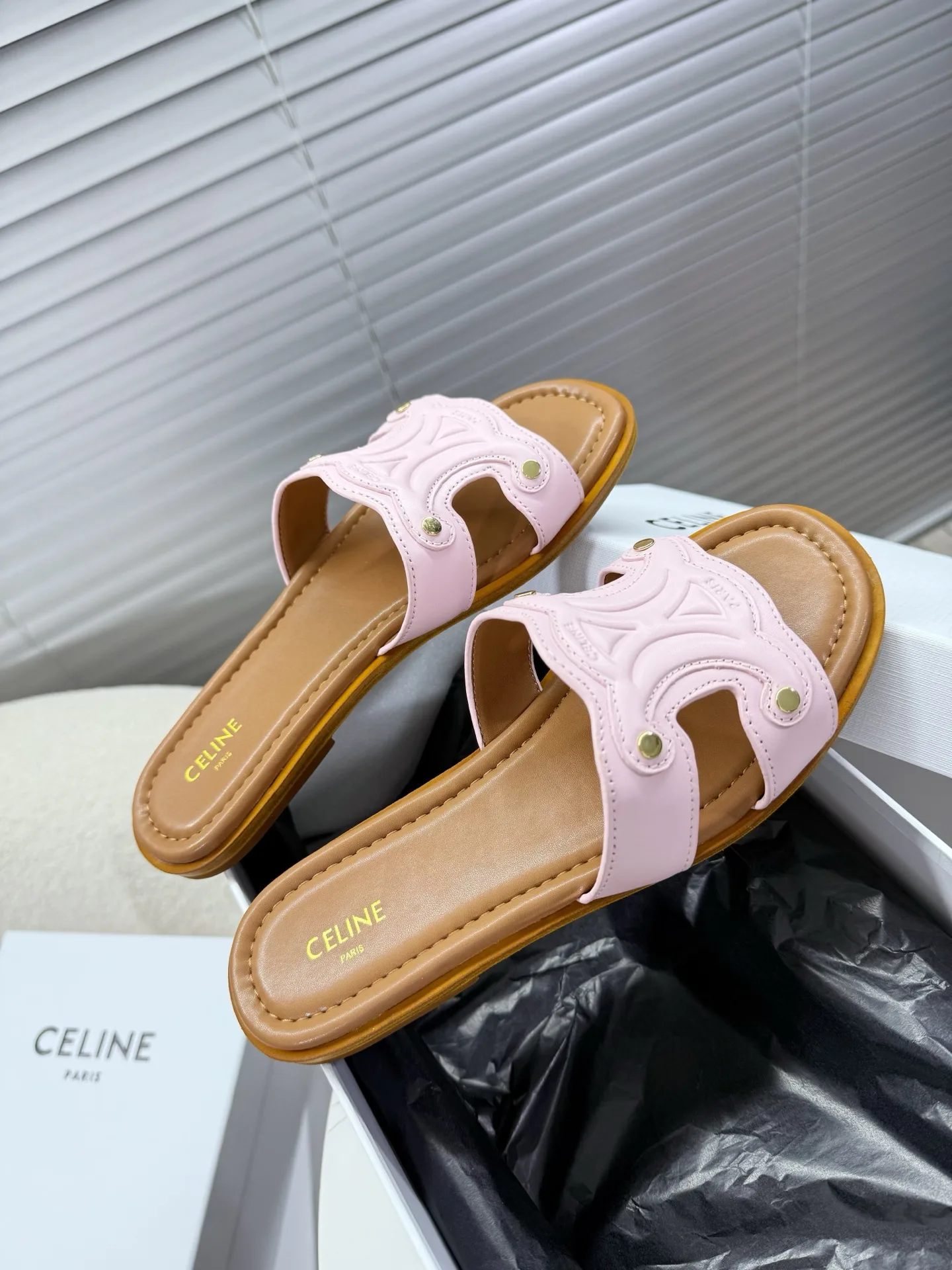 Шлепанцы Женские Celine 11658948