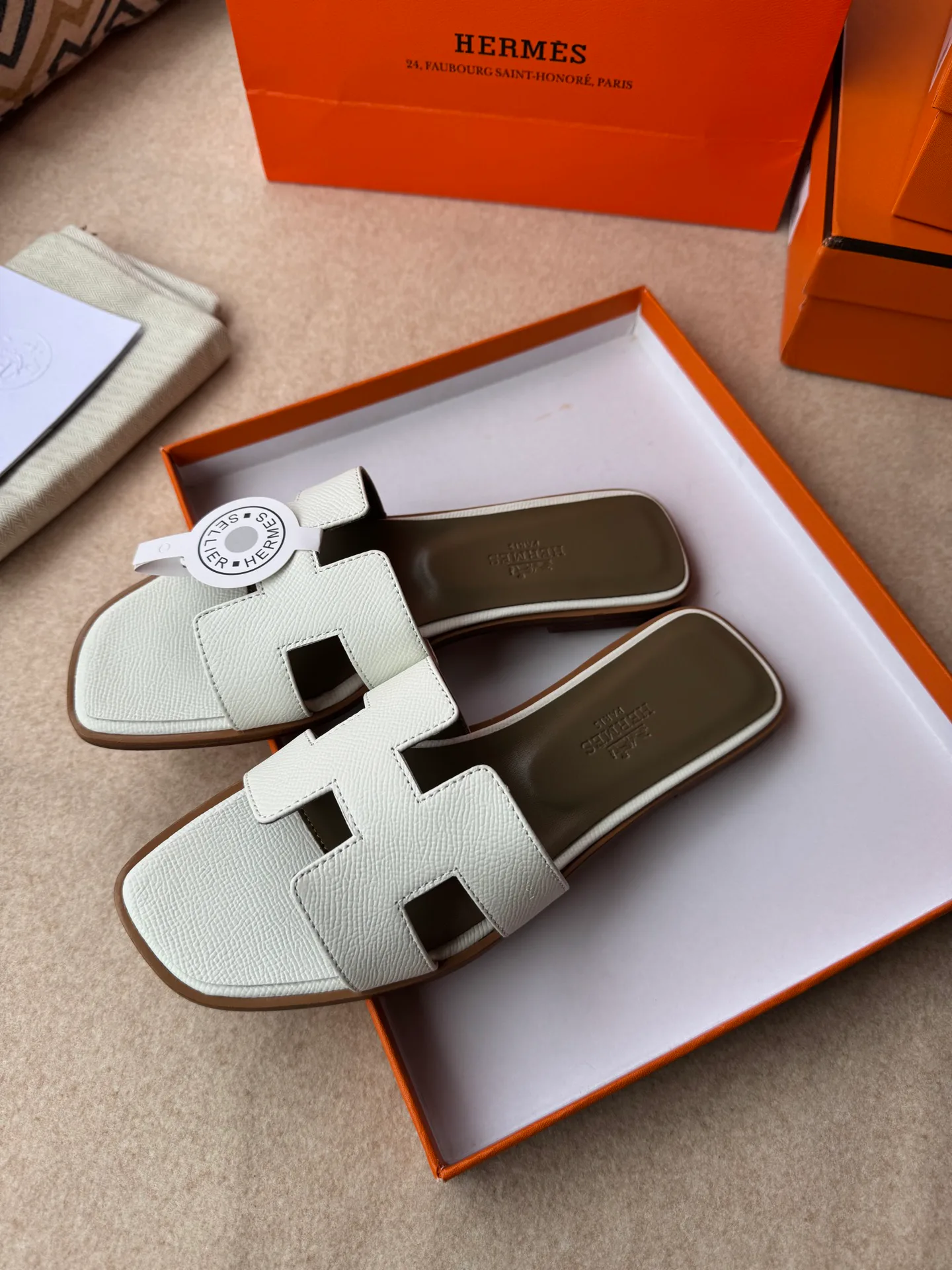 Шлепанцы Женские Hermes 18683